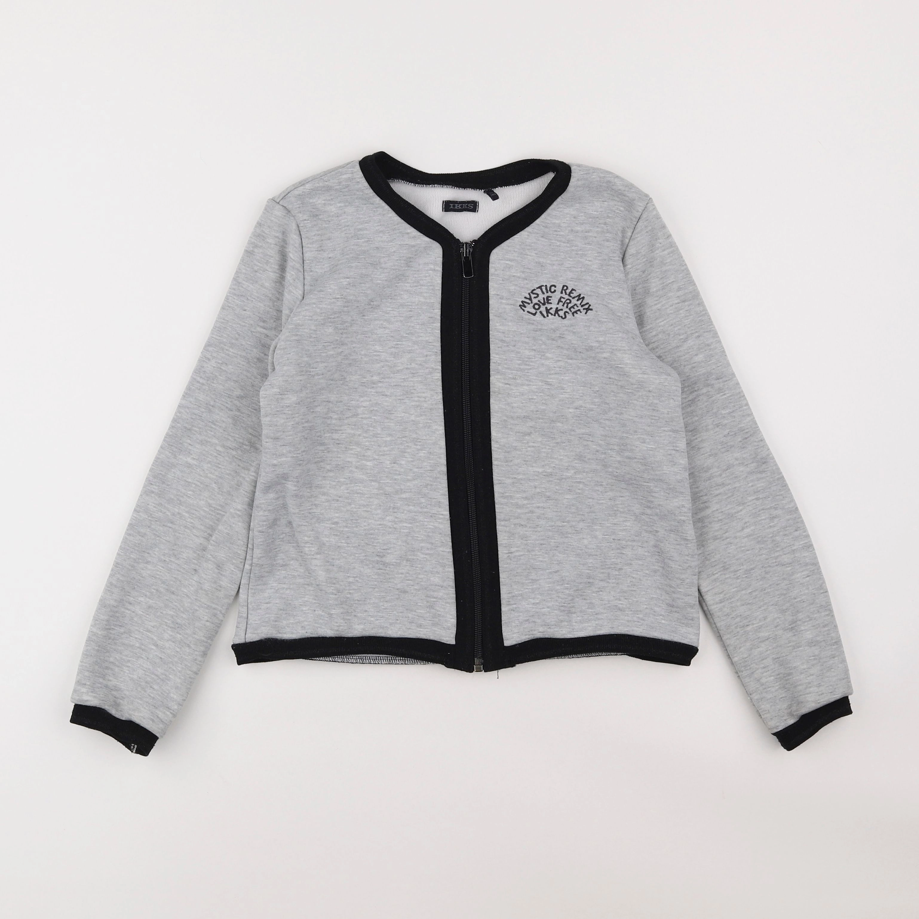 IKKS - sweat gris - 10 ans