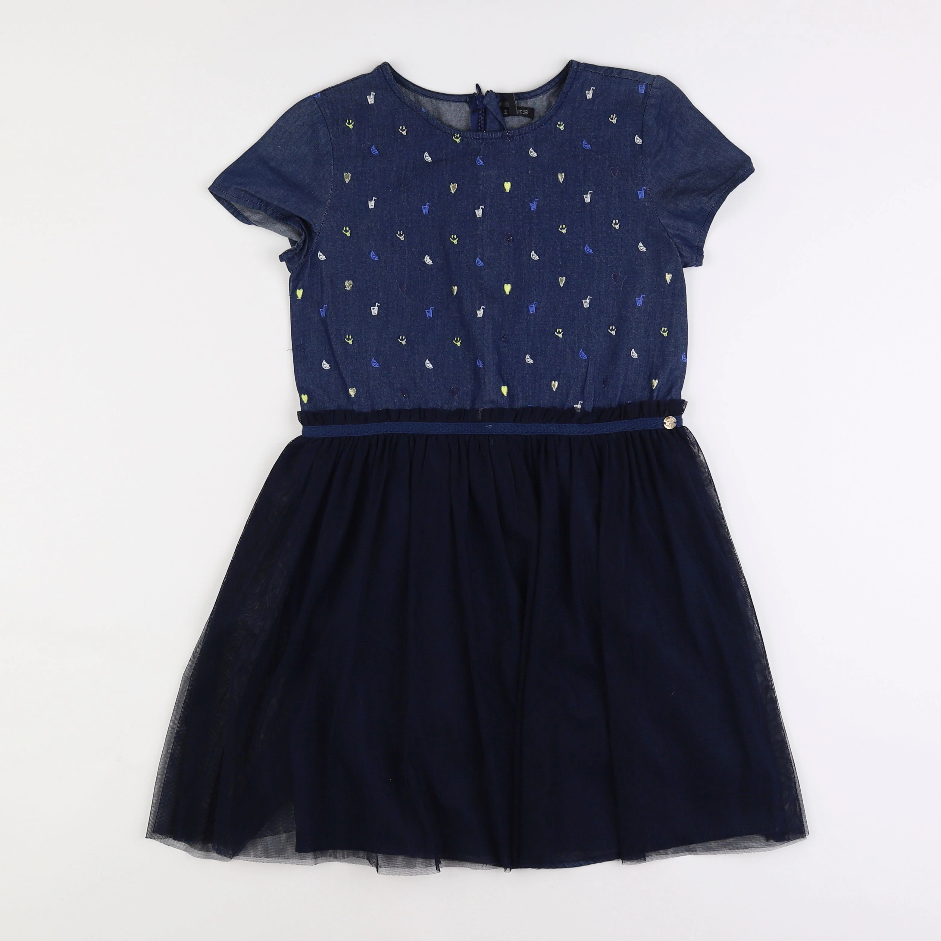 IKKS - robe bleu - 10 ans