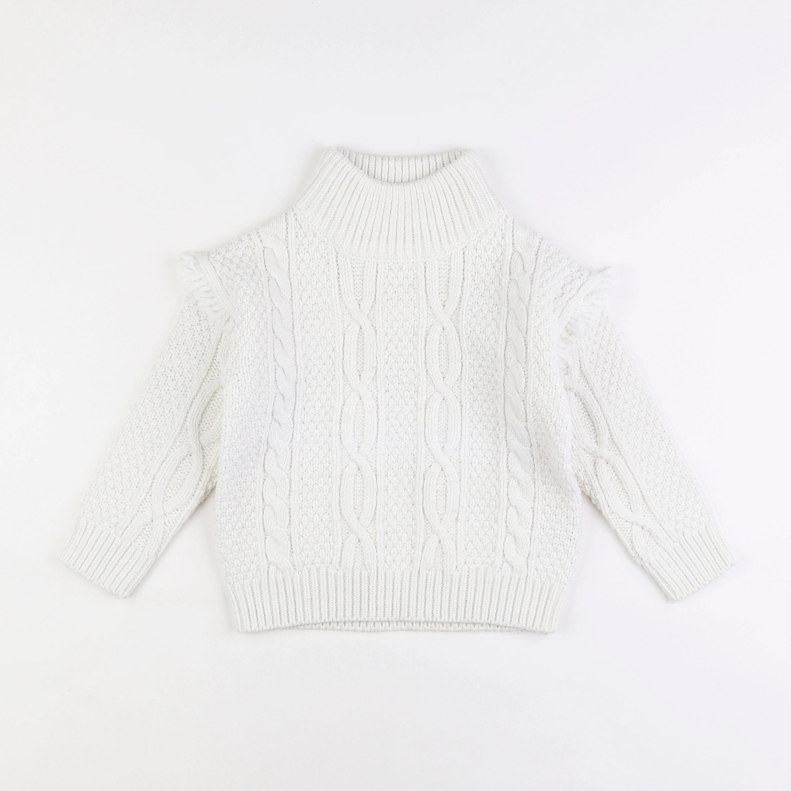 Vertbaudet - pull blanc - 6 ans