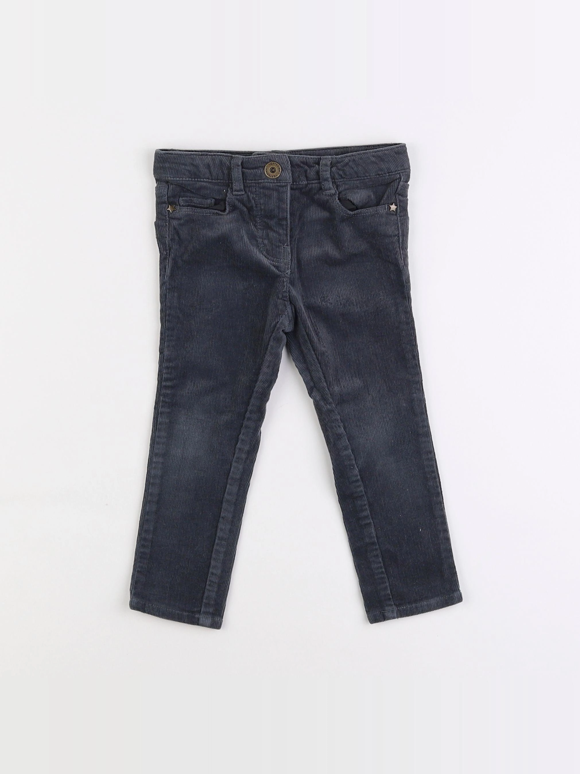 Vertbaudet - pantalon gris - 2 ans