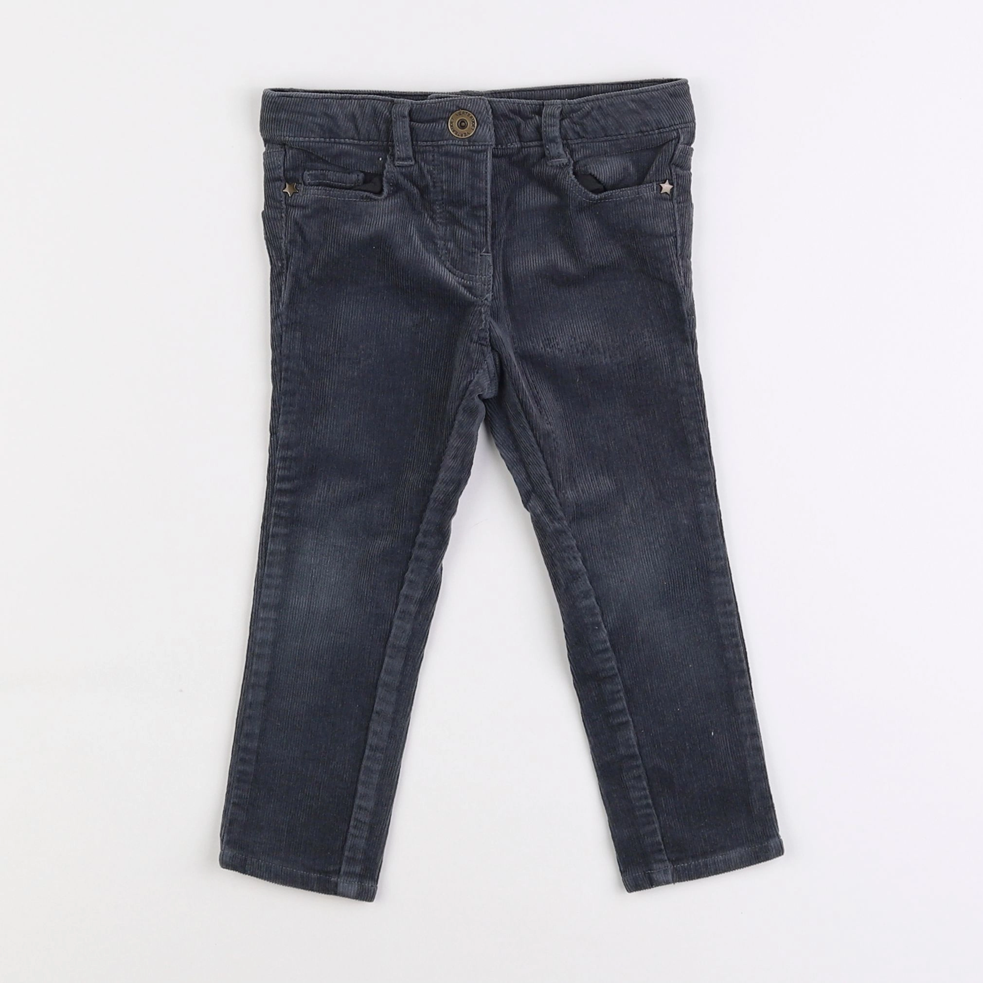 Vertbaudet - pantalon gris - 2 ans