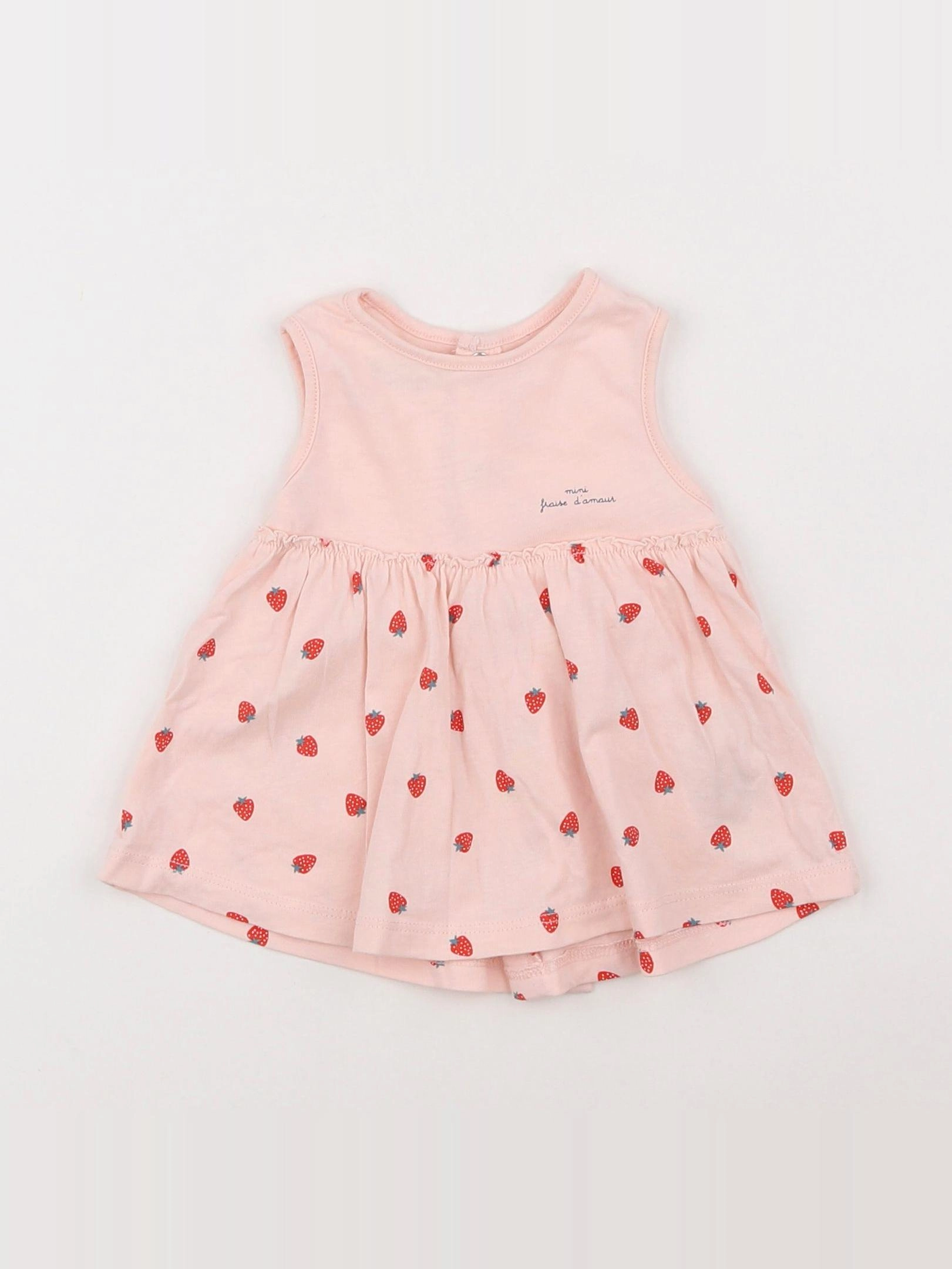Vertbaudet - robe rose - 1 mois