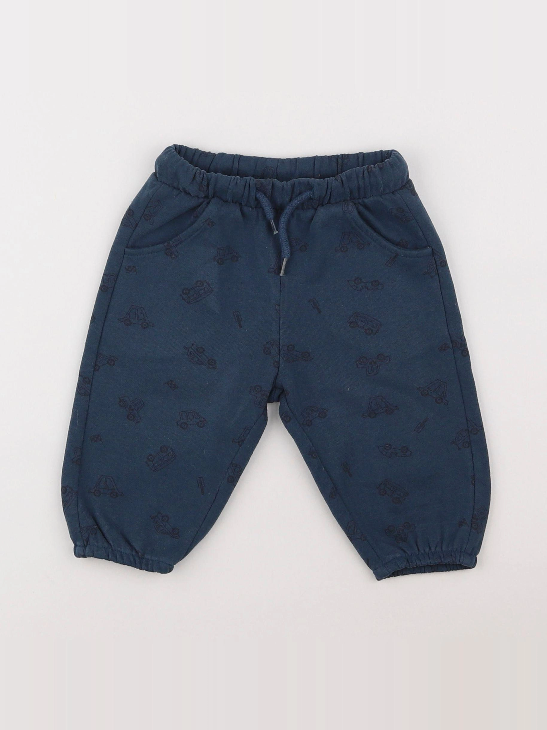 Vertbaudet - jogging bleu - 9 mois
