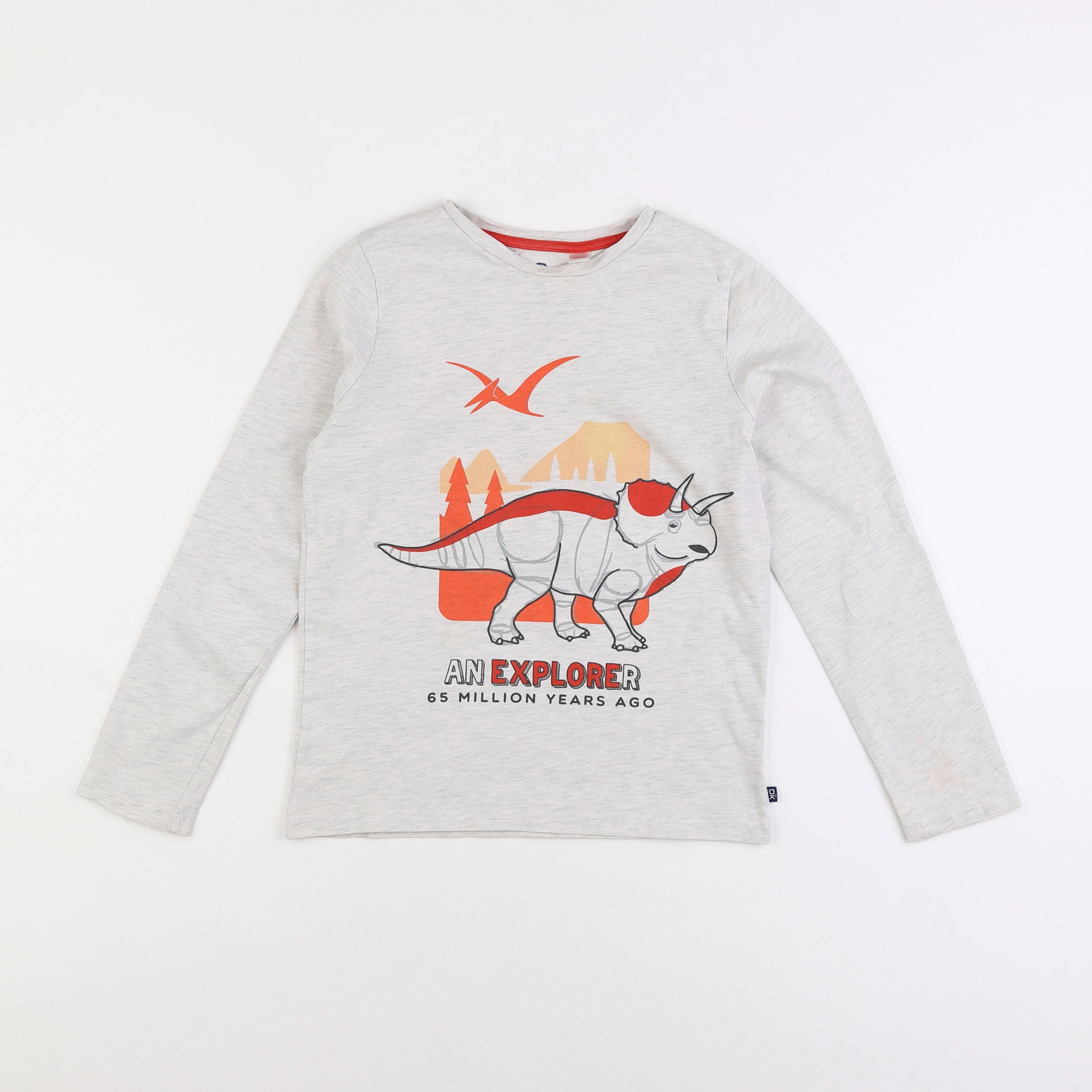 Okaidi - tee-shirt gris - 10 ans