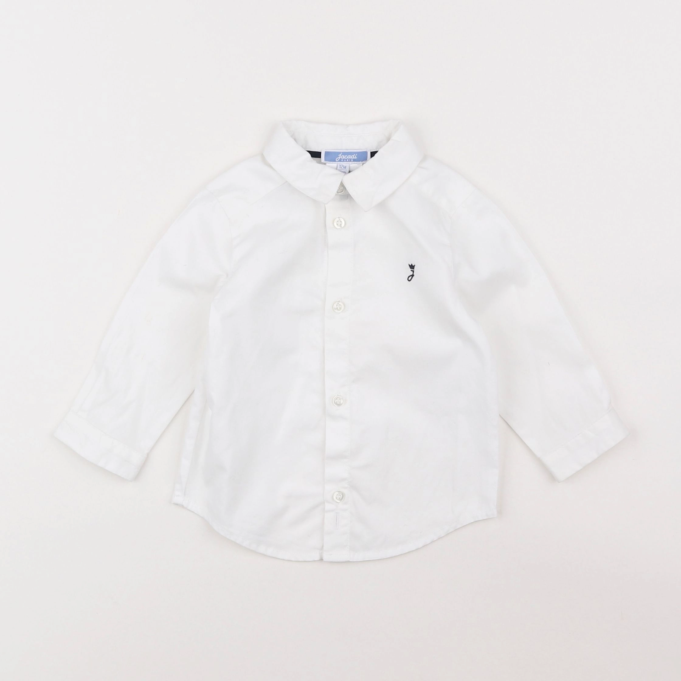 Jacadi - chemise blanc - 12 mois