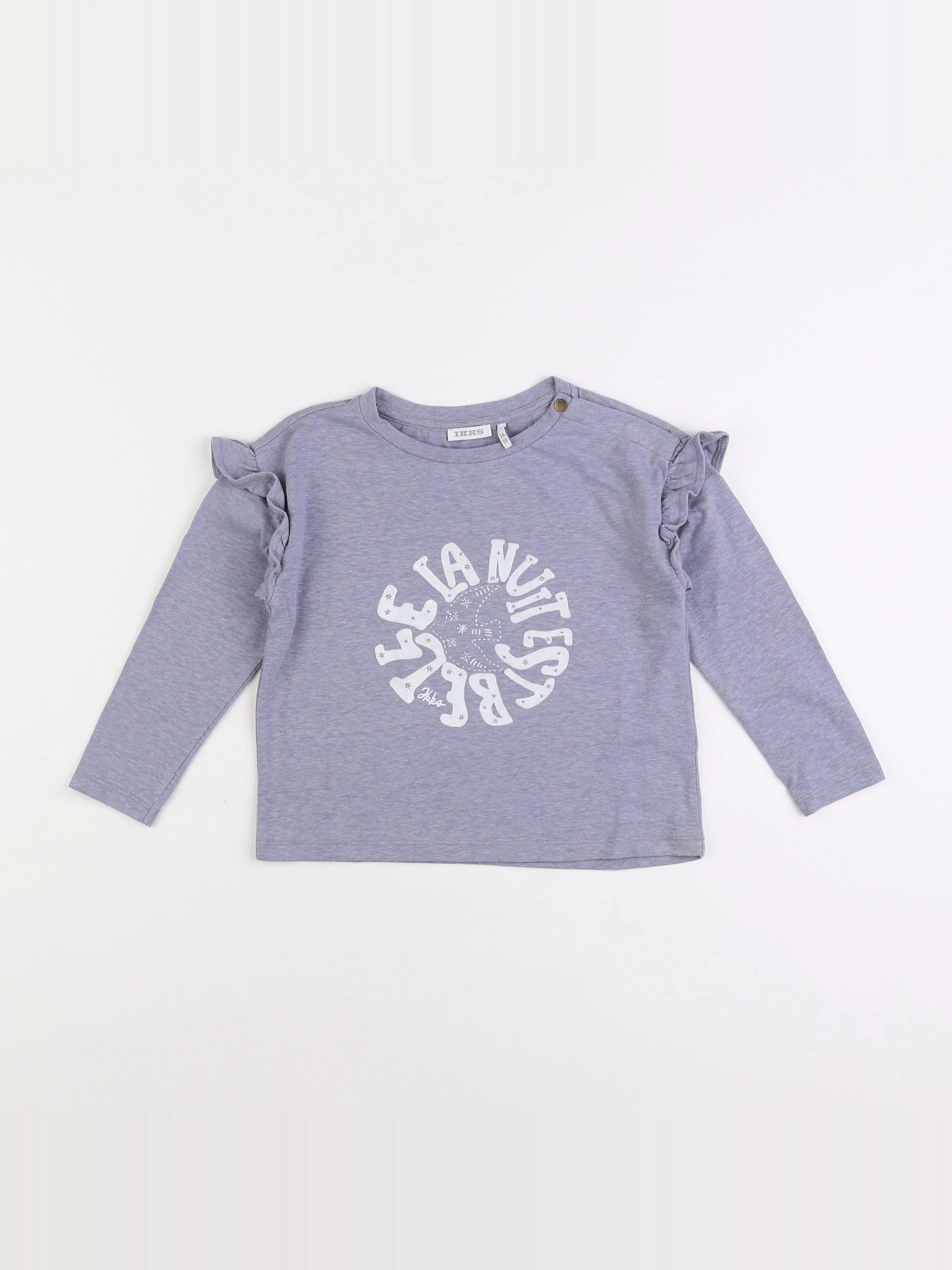 IKKS - tee-shirt violet - 3 ans