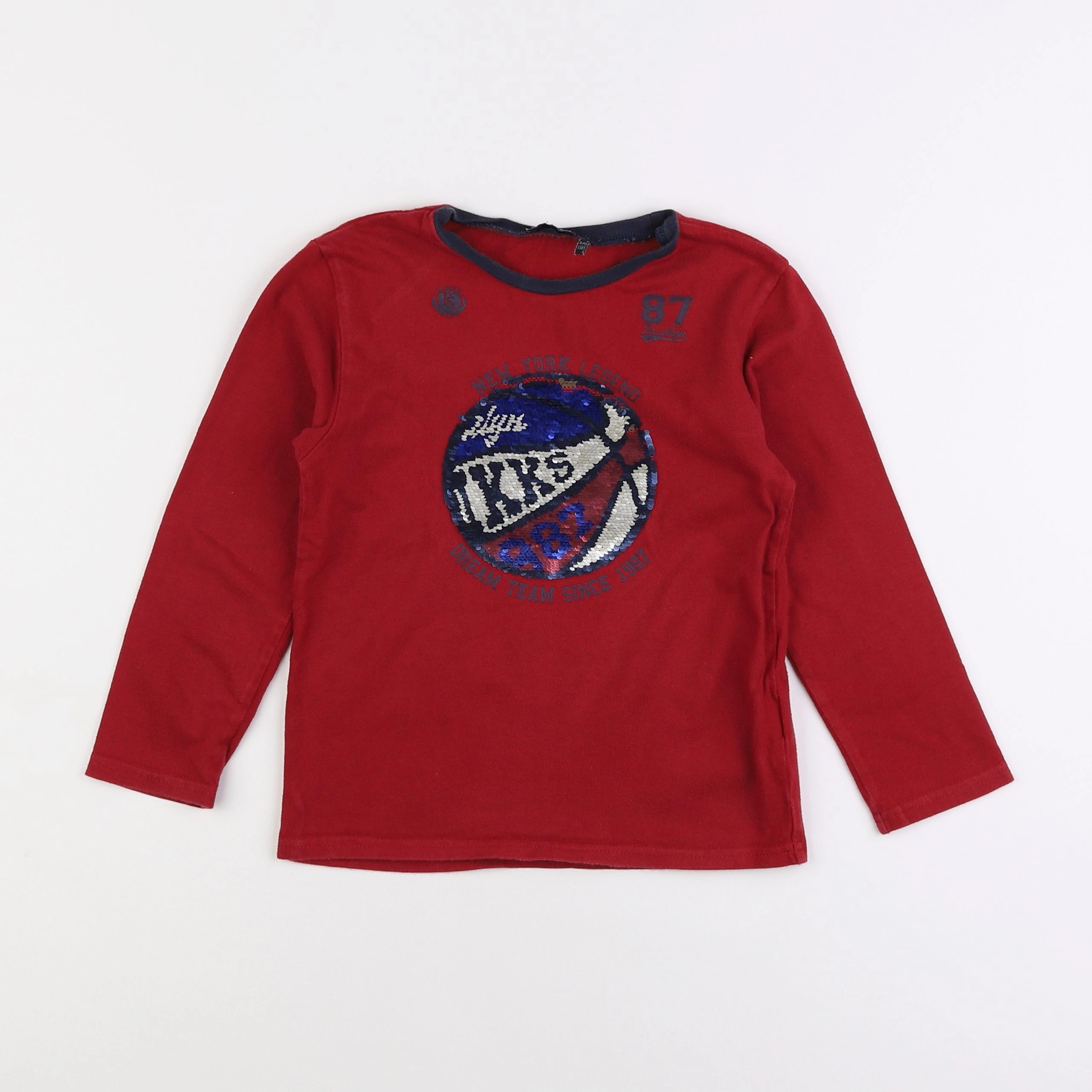 IKKS - tee-shirt rouge - 6 ans