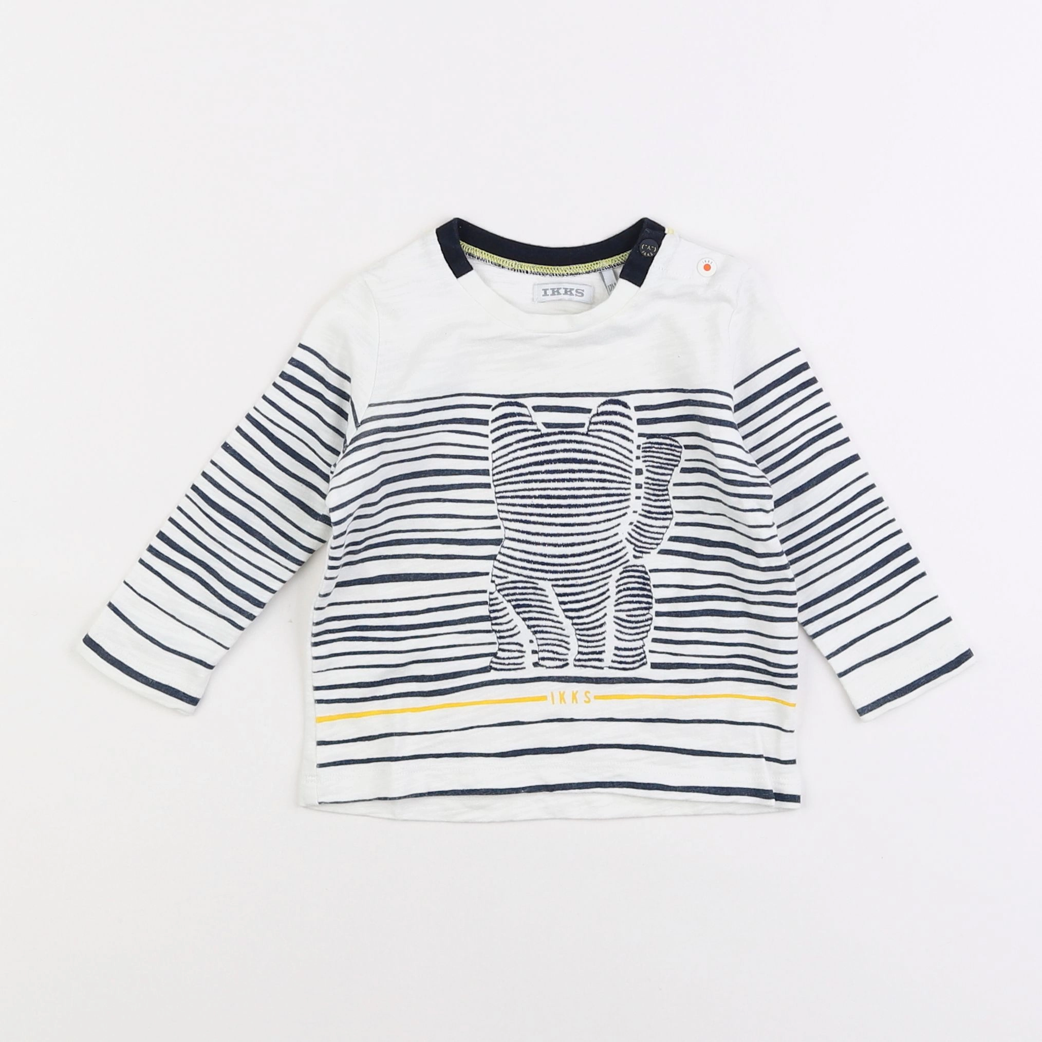 IKKS - tee-shirt blanc - 12 mois