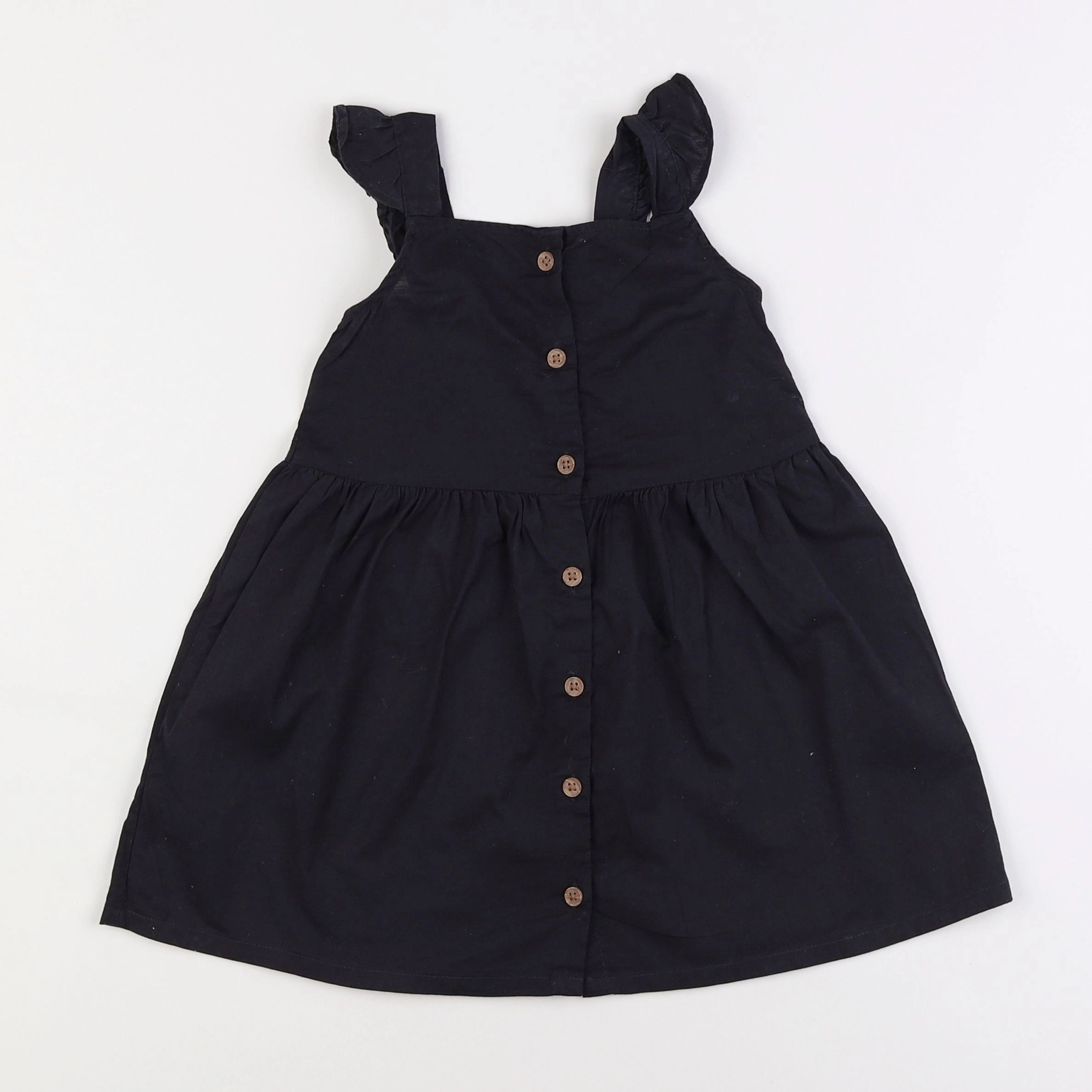 H&M - robe noir - 2/3 ans