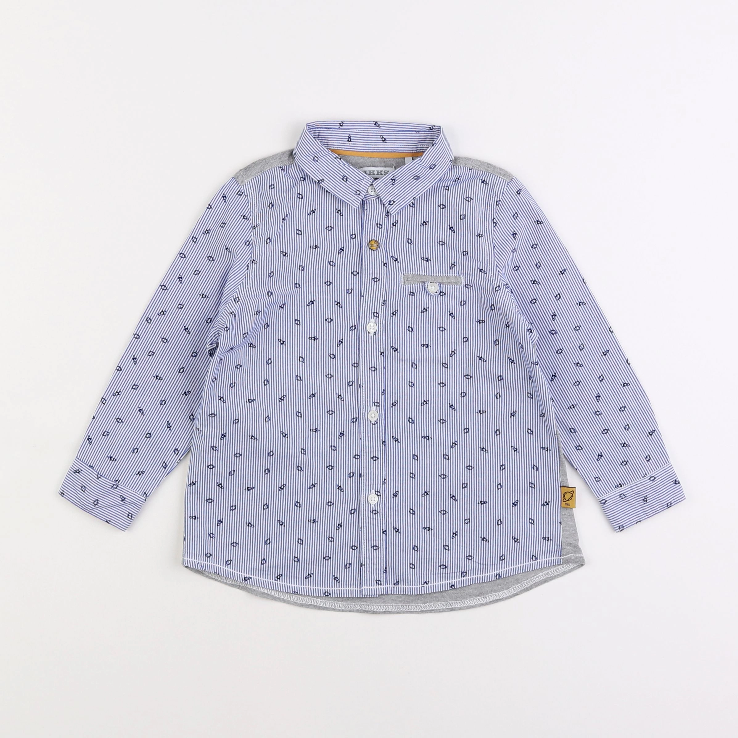 IKKS - chemise bleu - 2 ans