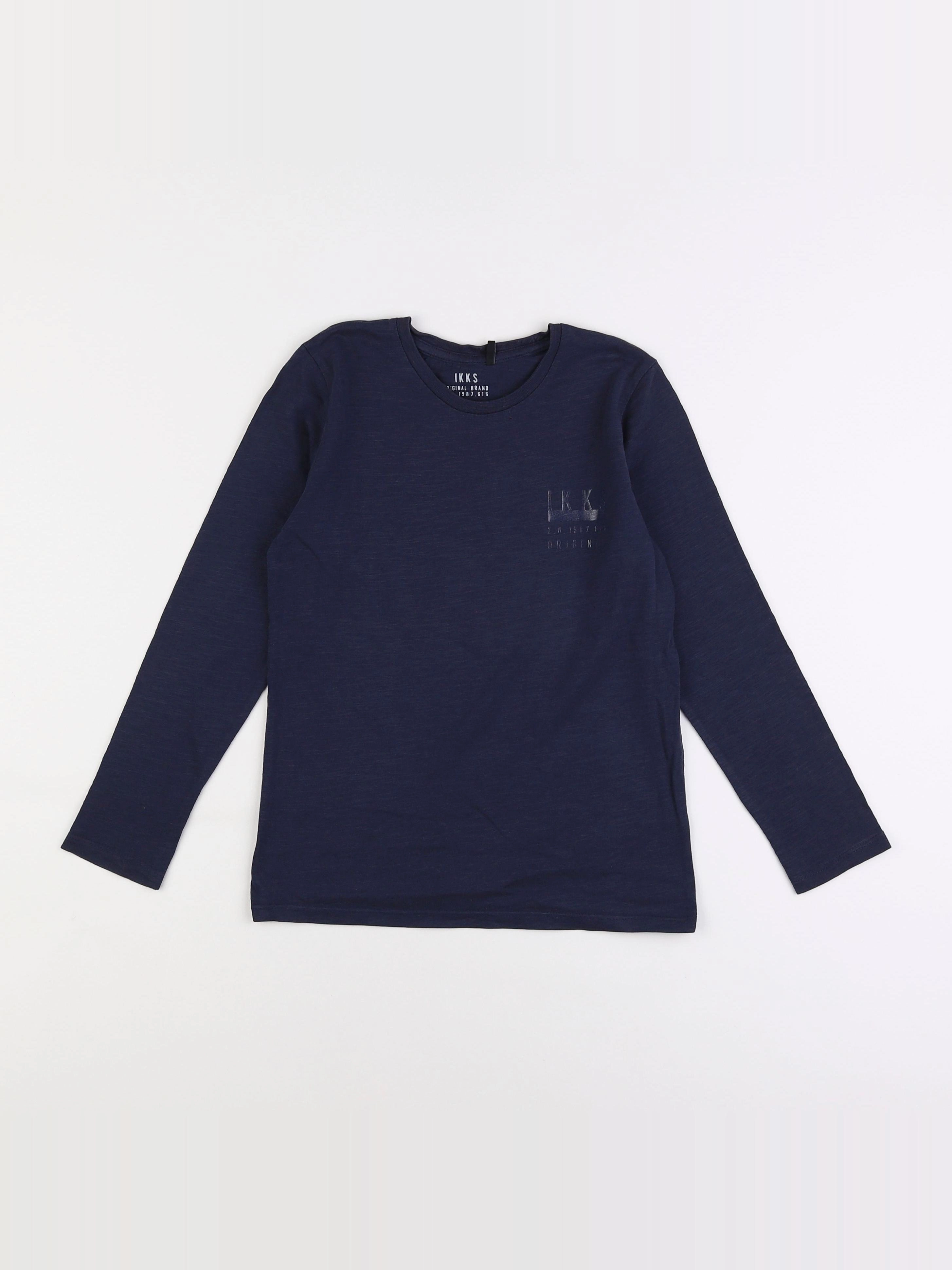 IKKS - tee-shirt bleu - 8 ans