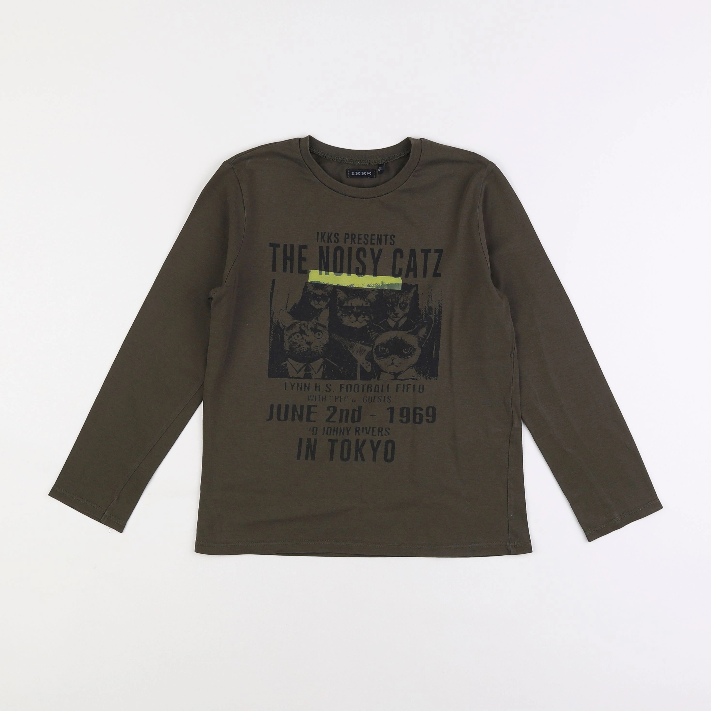 IKKS - tee-shirt marron - 8 ans