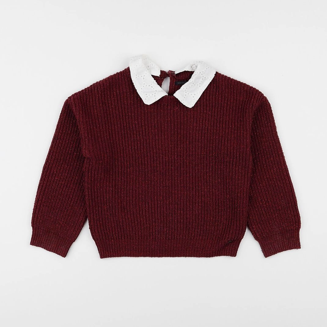 IKKS - pull rouge - 6 ans