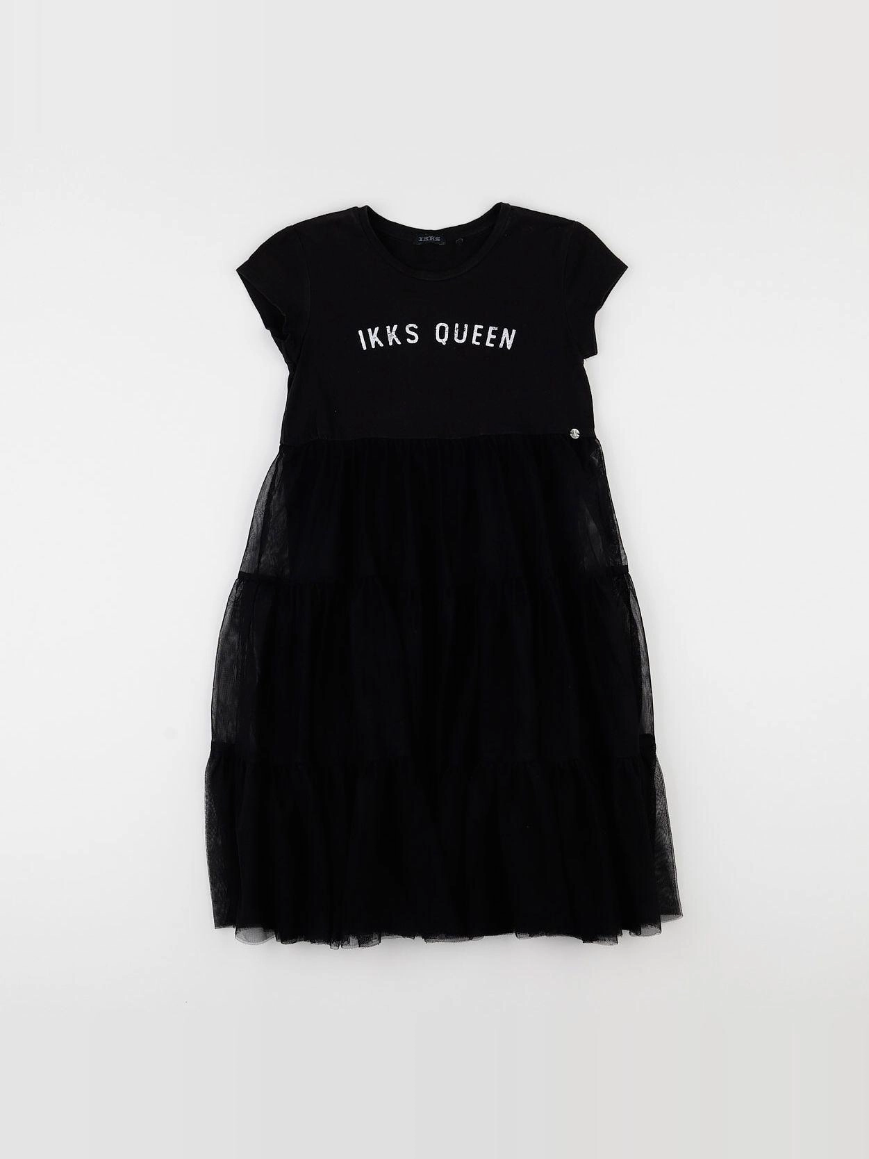IKKS - robe noir - 6 ans