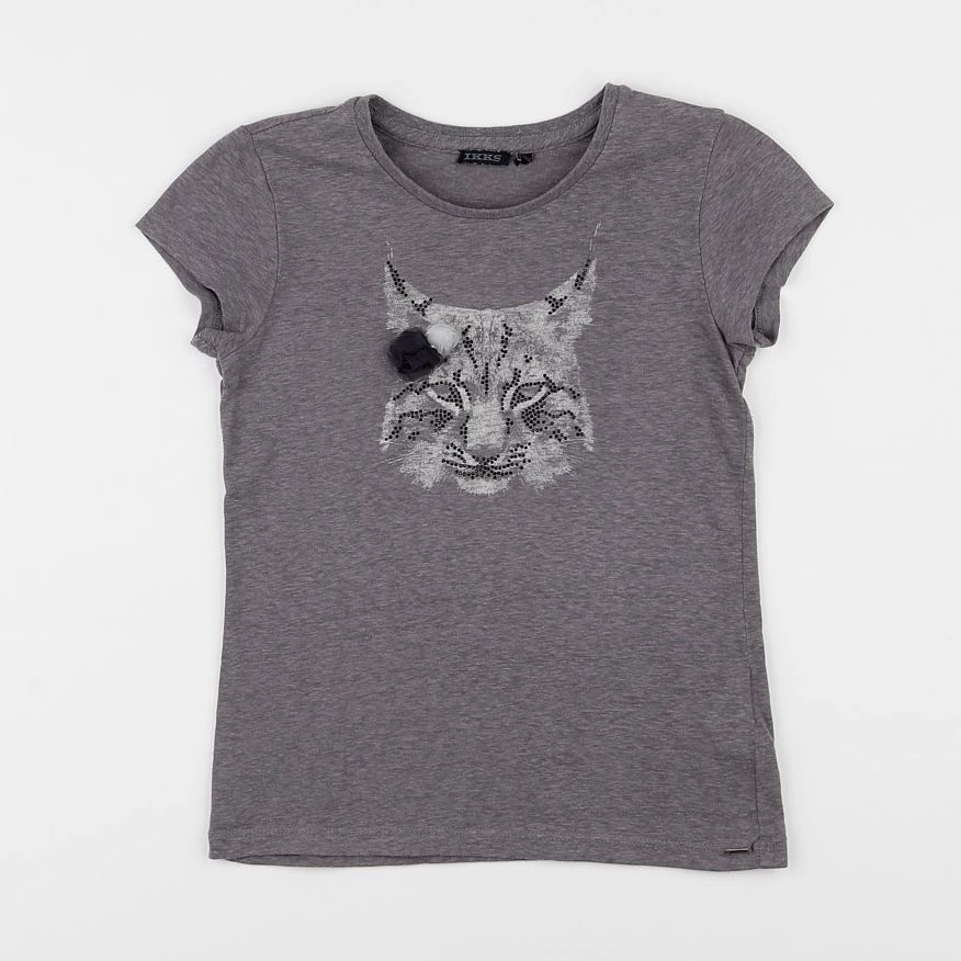 IKKS - tee-shirt gris - 8 ans