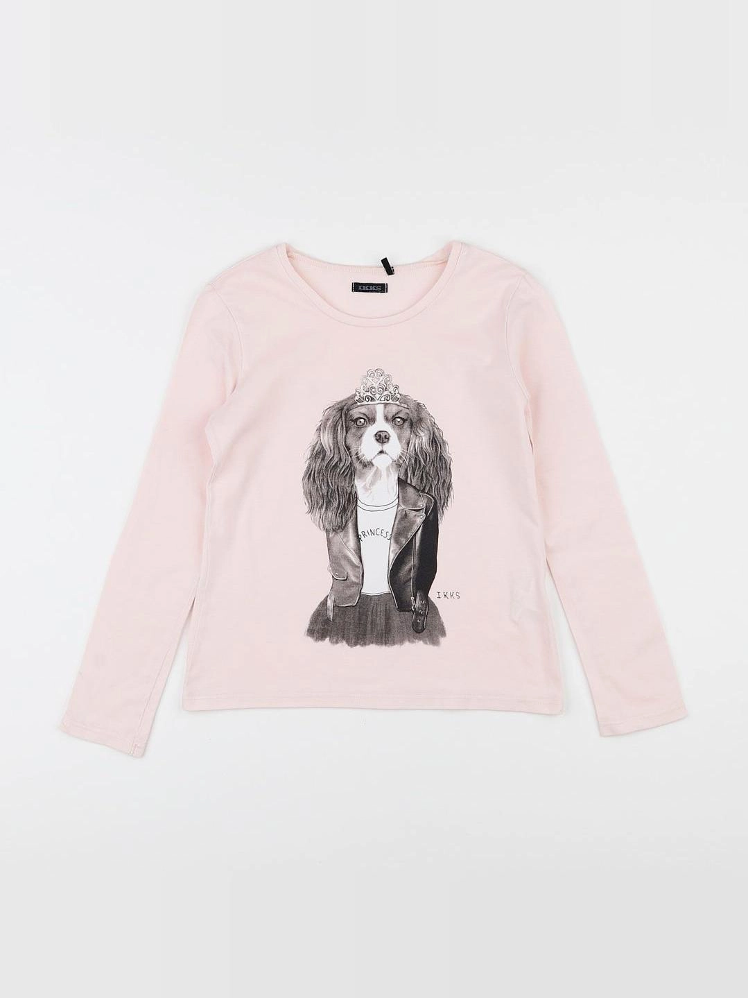 IKKS - tee-shirt rose - 8 ans