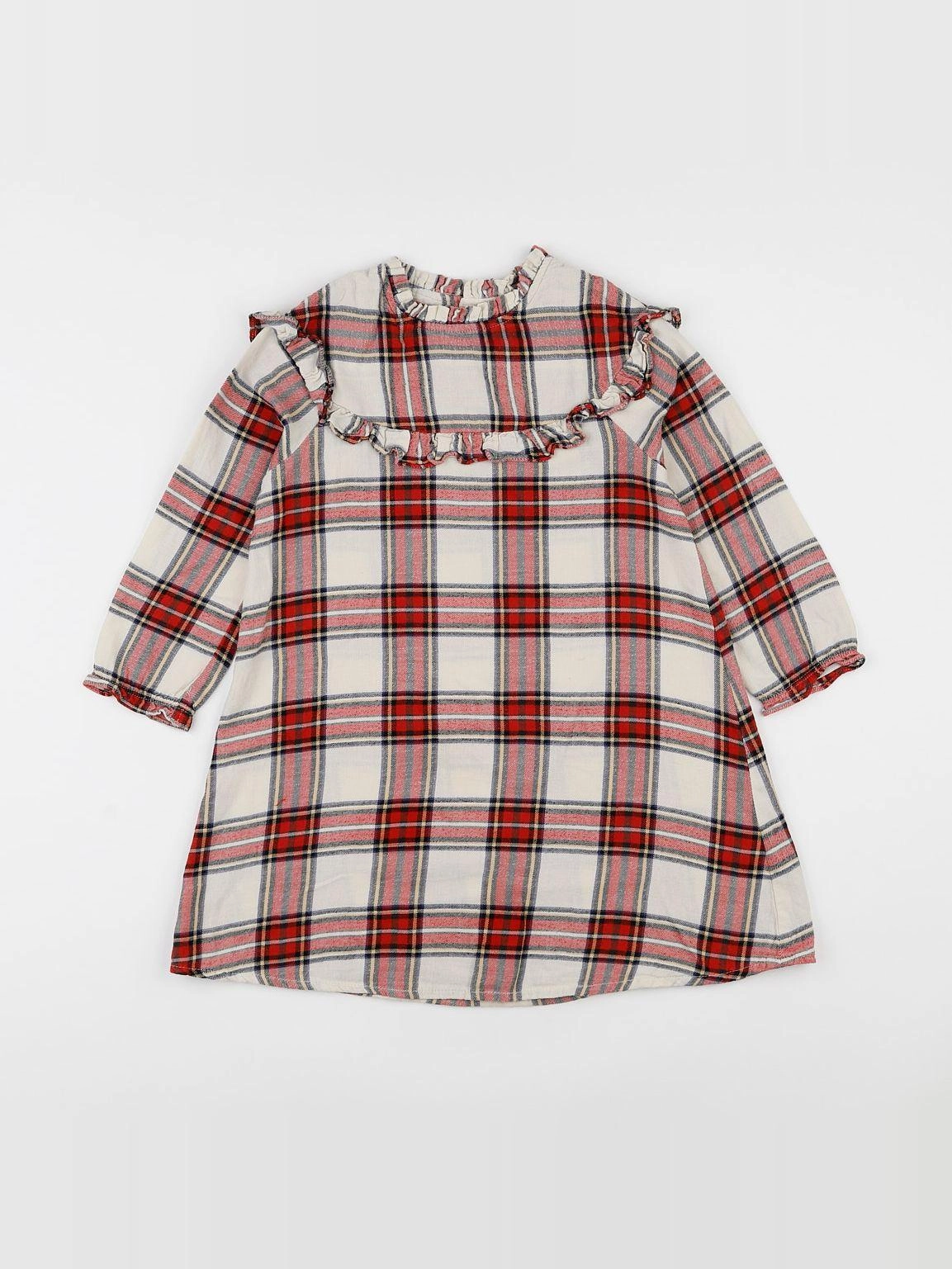 Vertbaudet - robe rouge - 6 ans