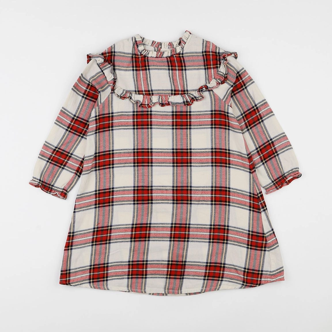 Vertbaudet - robe rouge - 6 ans