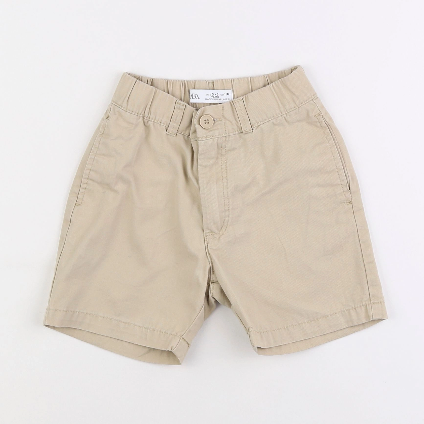 H&M - short beige - 5/6 ans