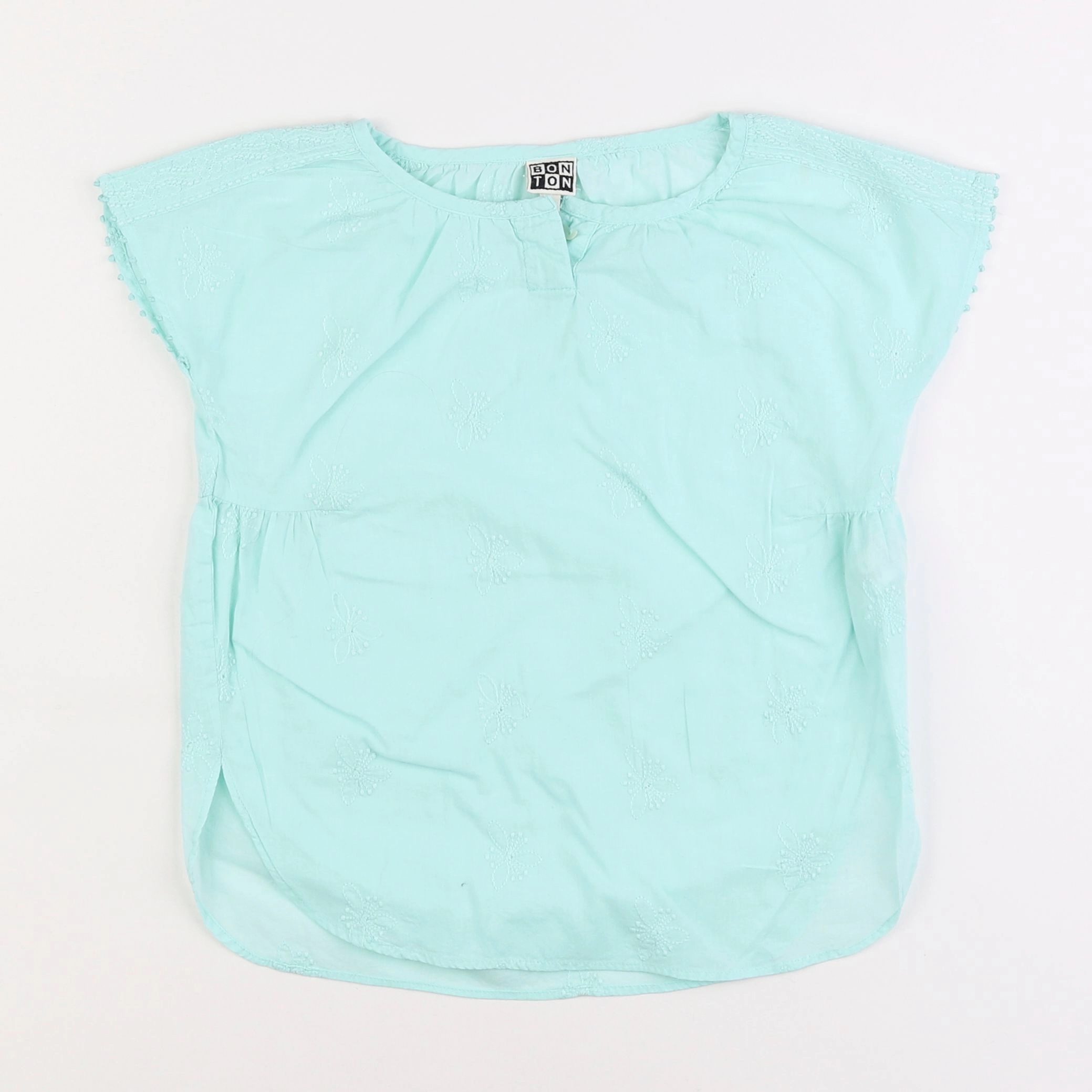 Bonton - blouse bleu - 4 ans