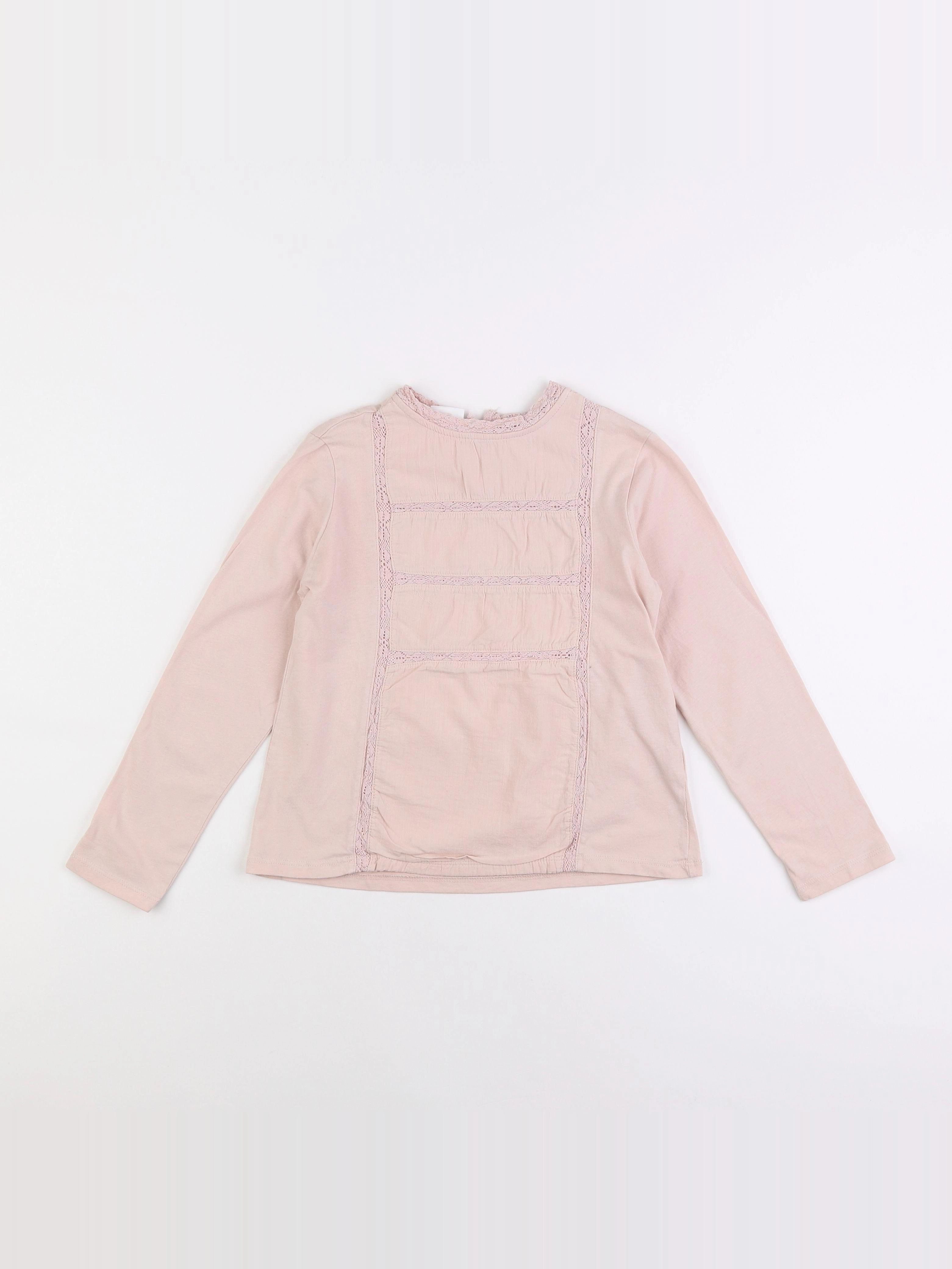 Zara - tee-shirt rose - 9 ans