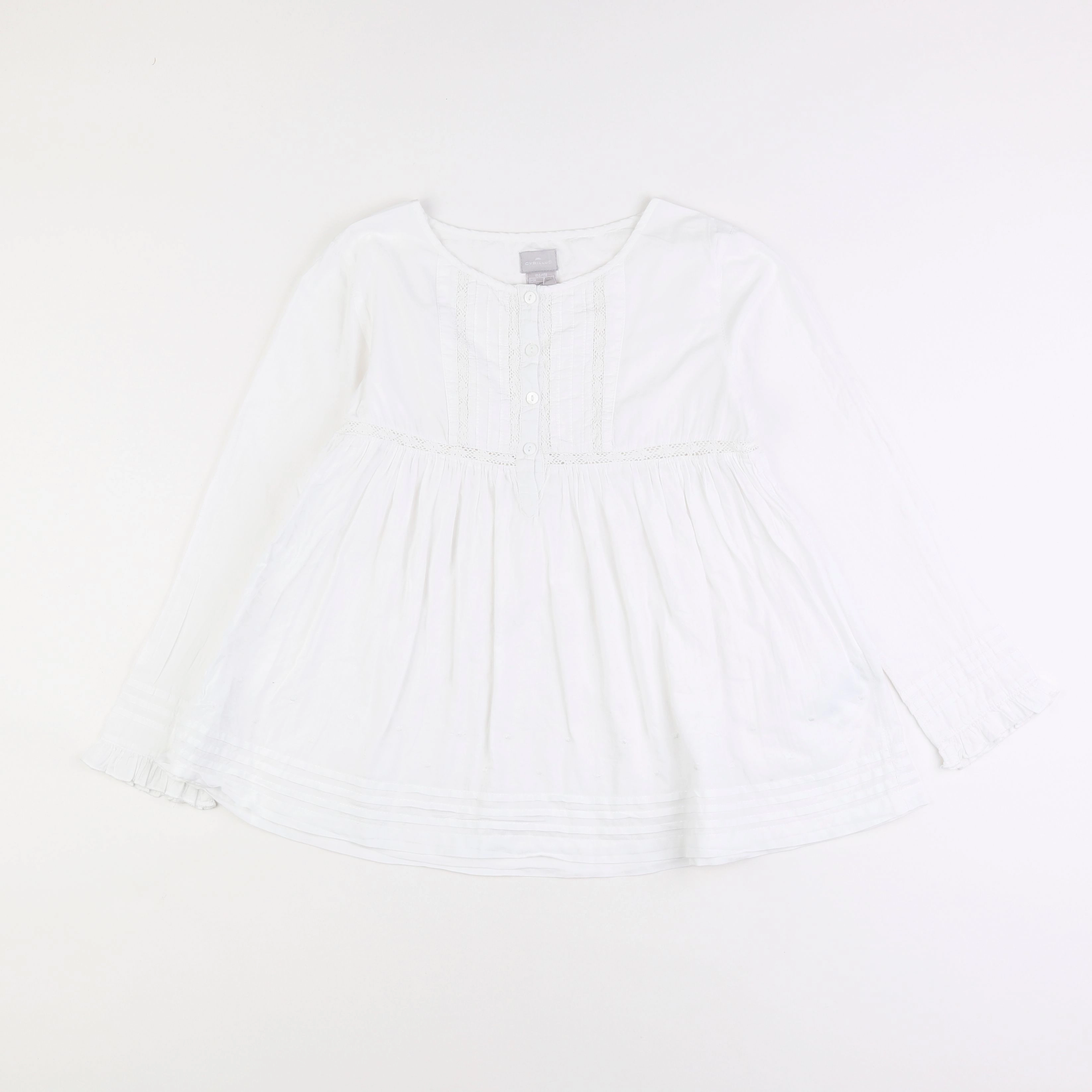 Cyrillus - blouse blanc - 10 ans