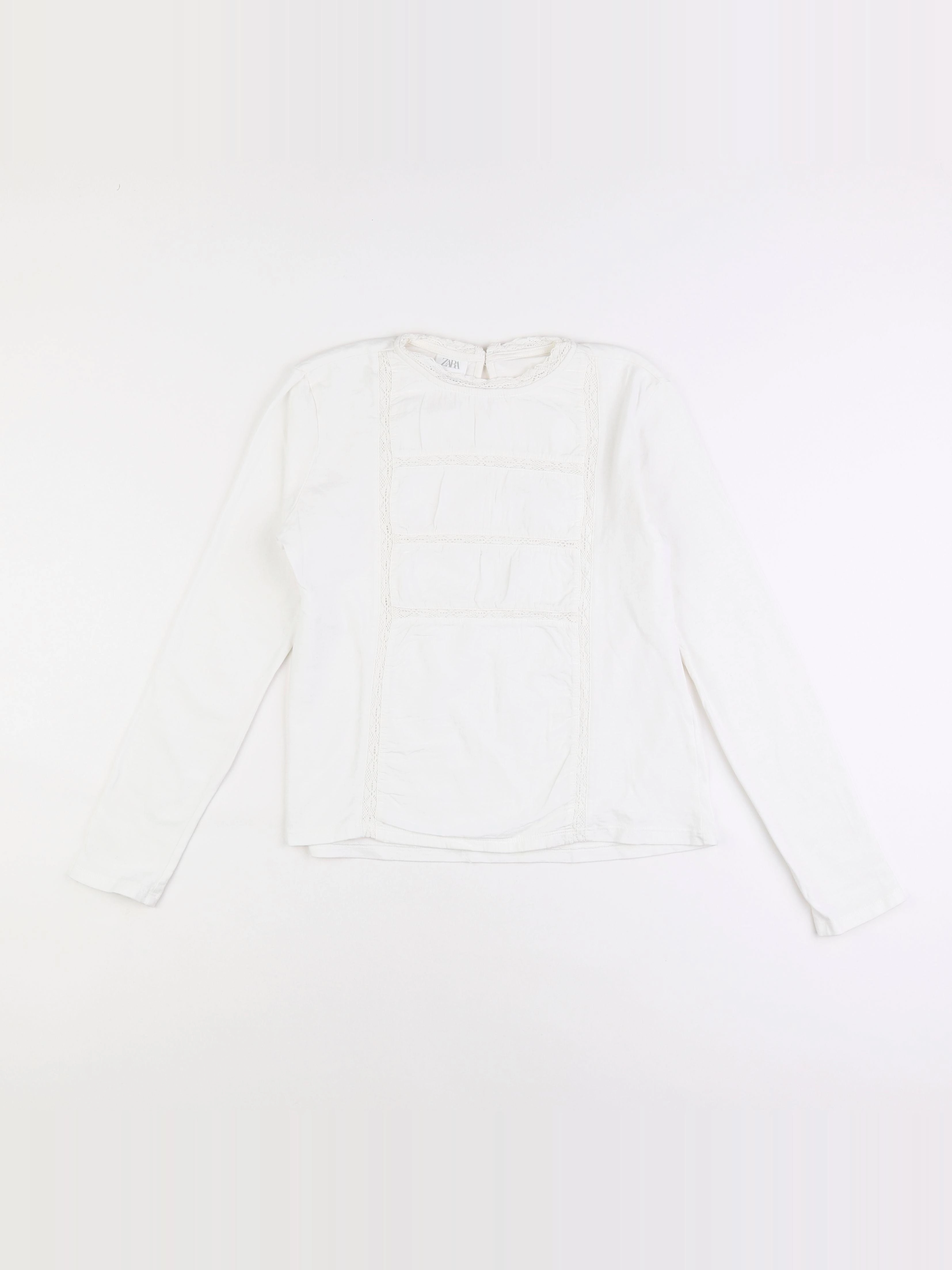 Zara - tee-shirt blanc - 11/12 ans