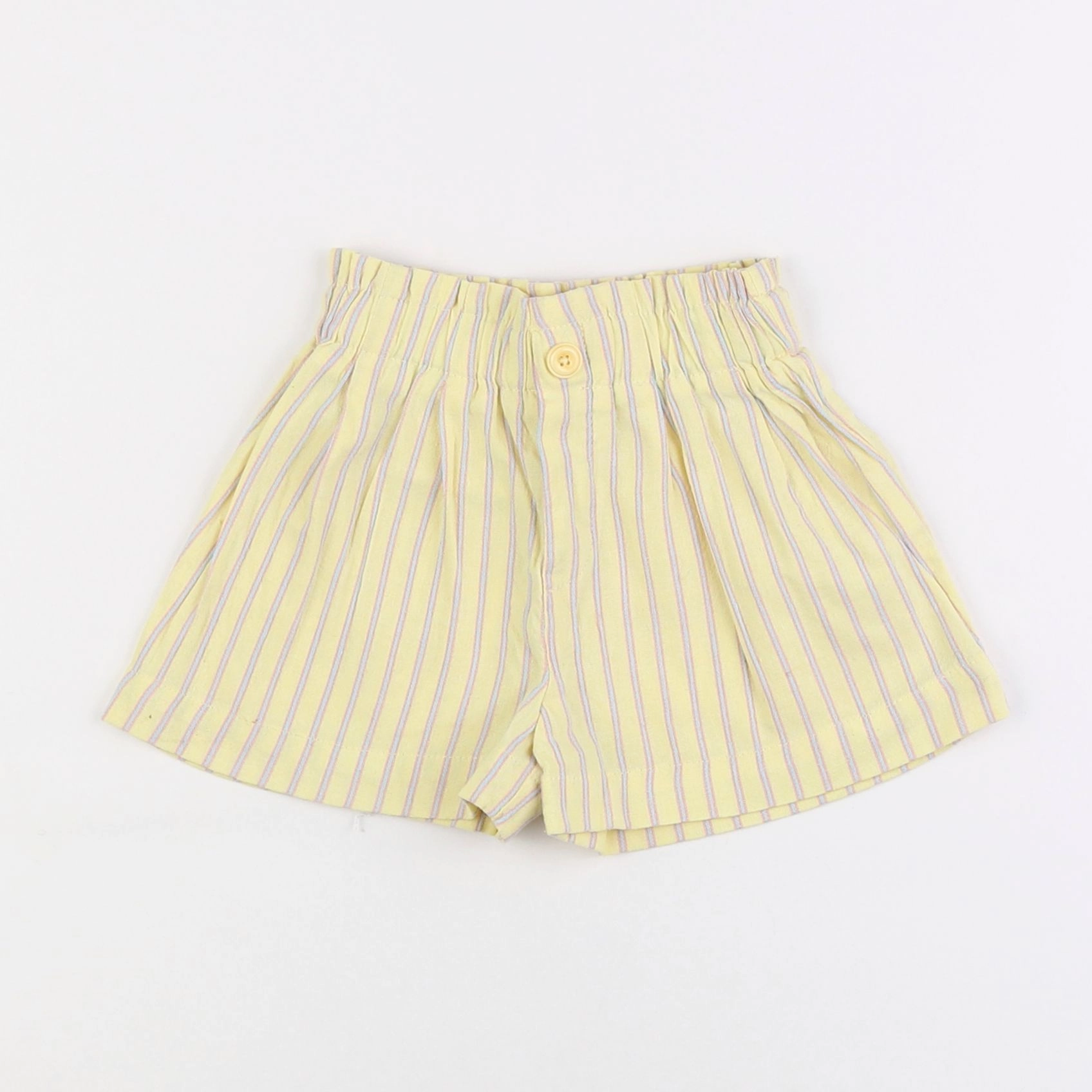 Zara - short jaune - 12/18 mois