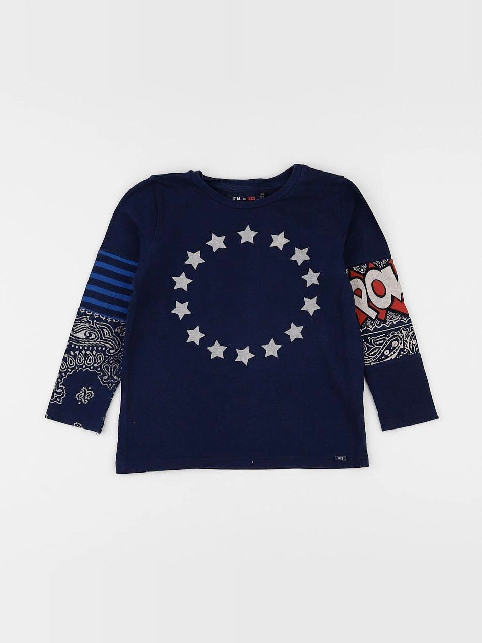 IKKS - tee-shirt bleu - 4 ans