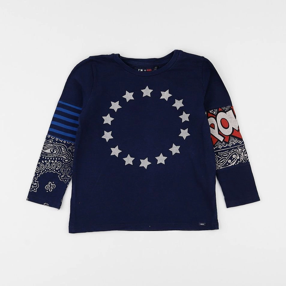 IKKS - tee-shirt bleu - 4 ans
