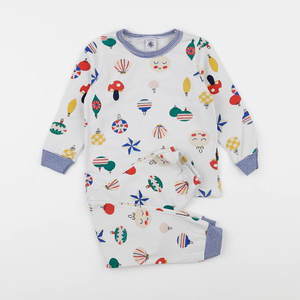 Petit Bateau - pyjama coton multicolore - 4 ans