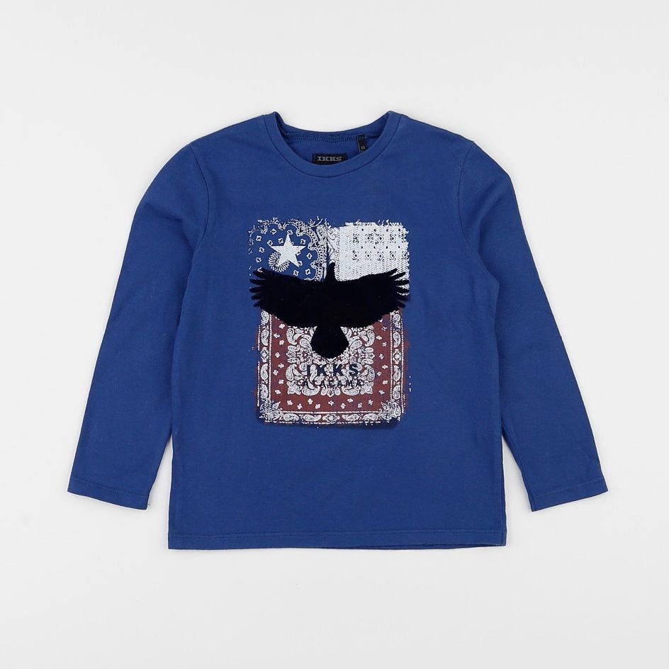 IKKS - tee-shirt bleu - 4 ans