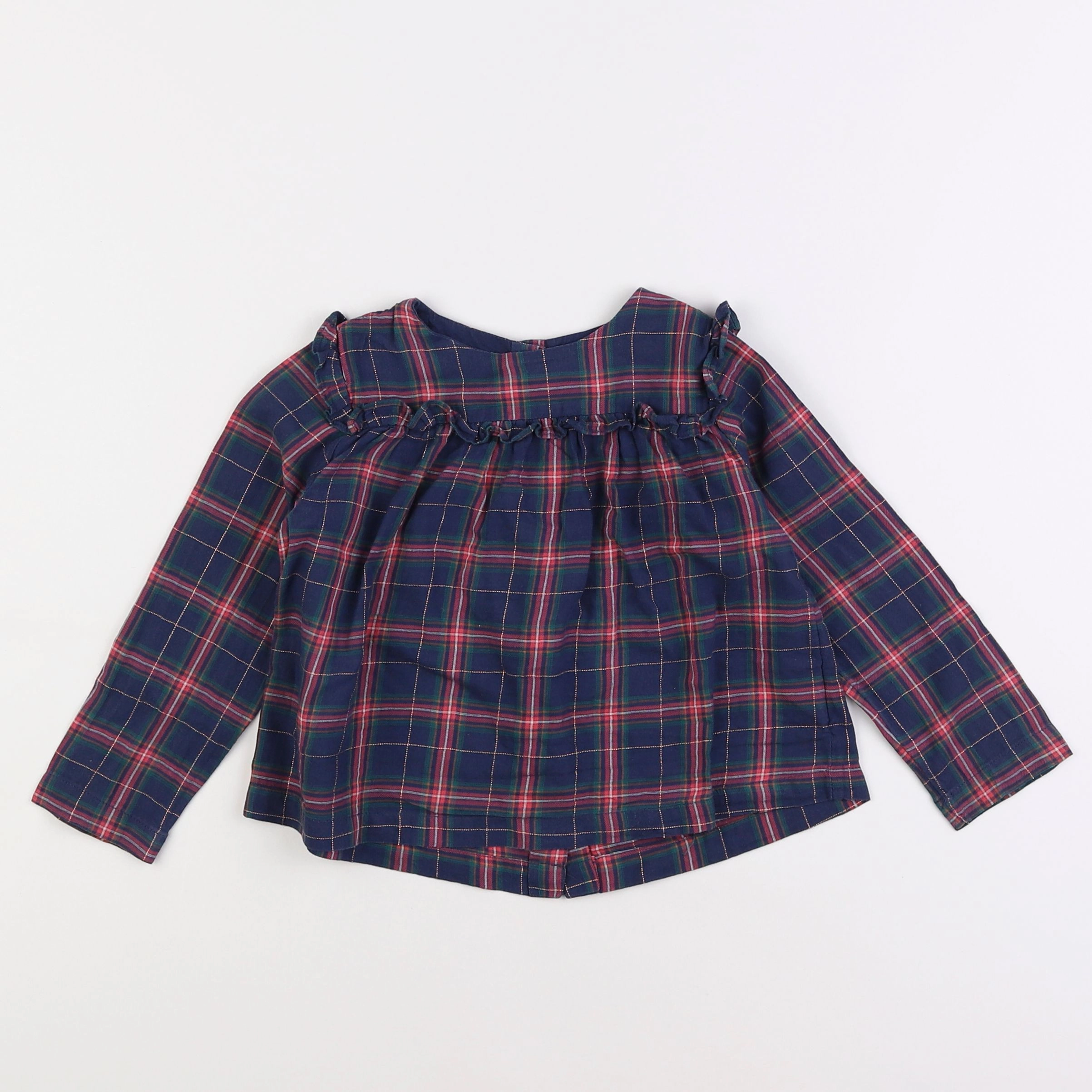 Cyrillus - blouse bleu - 3 ans