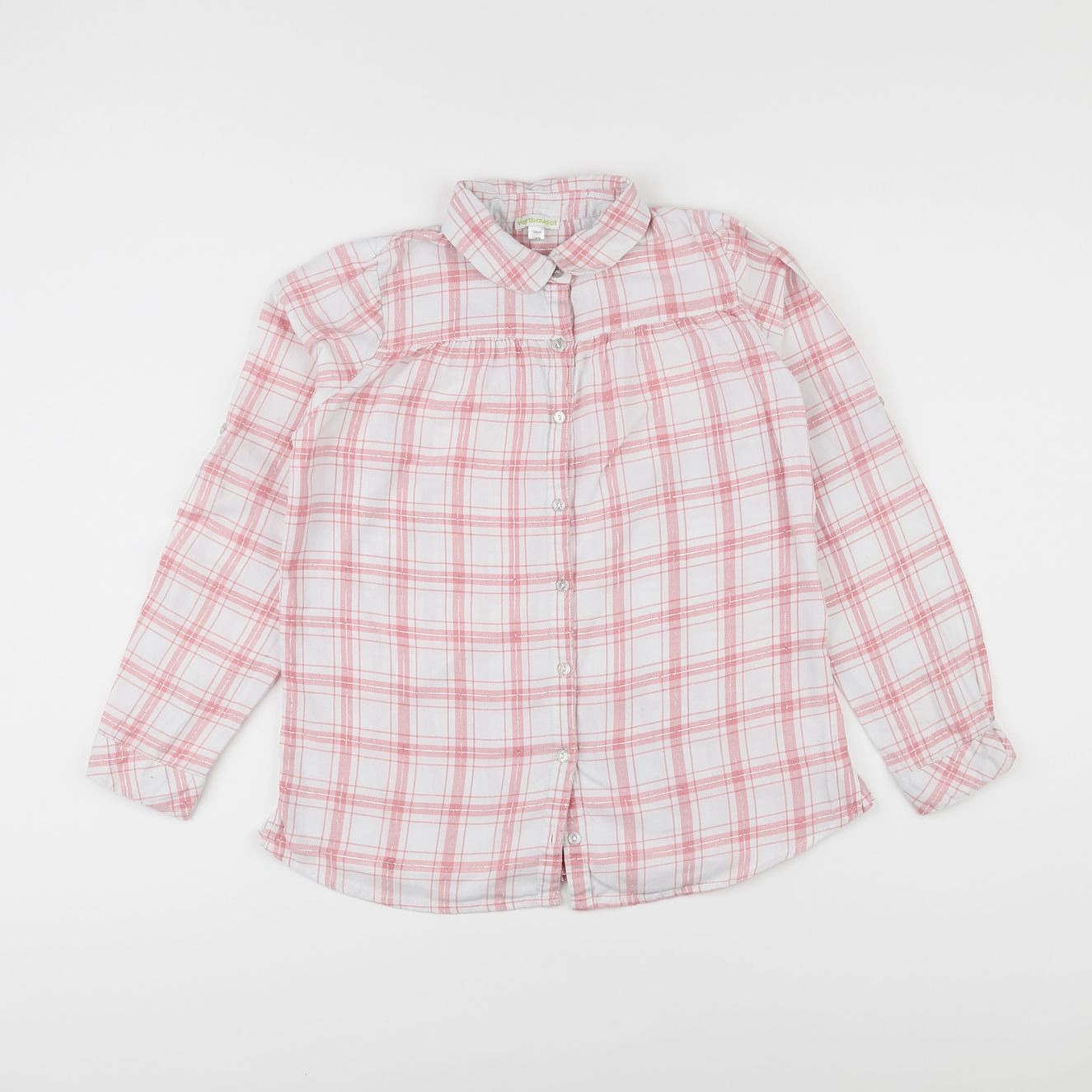 Vertbaudet - chemise rose - 12 ans