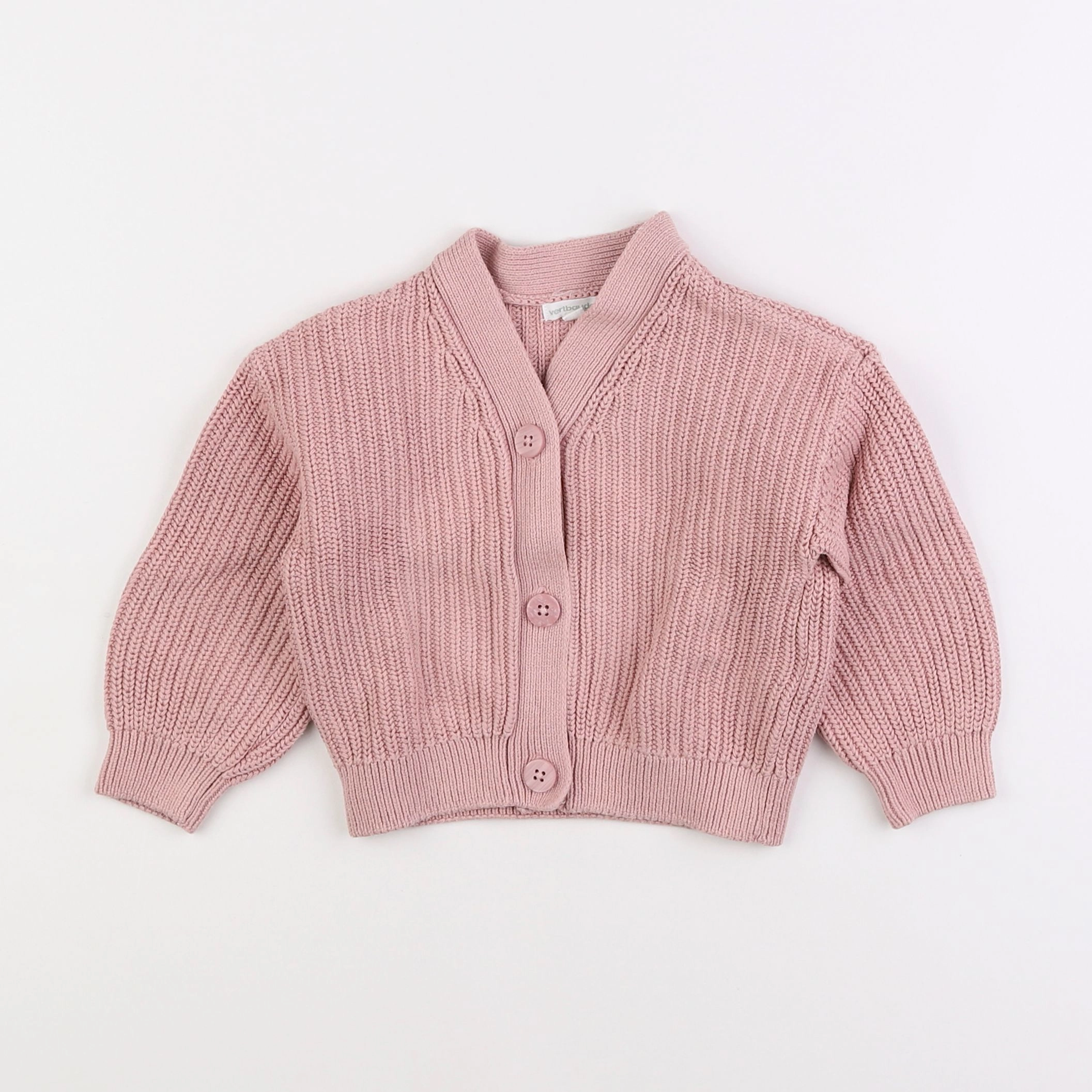 Vertbaudet - gilet rose - 3 ans