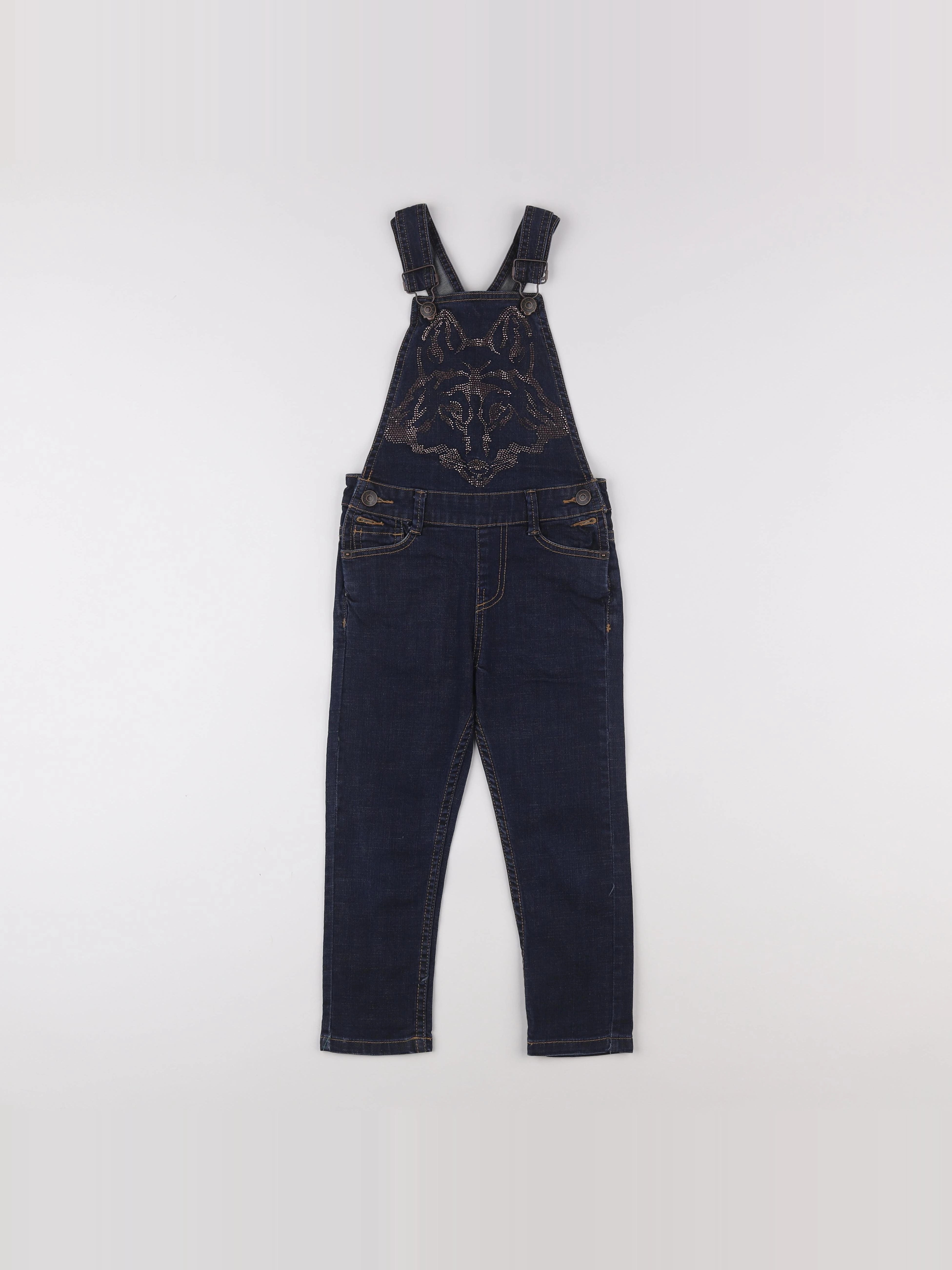Zadig & Voltaire - salopette bleu - 4 ans