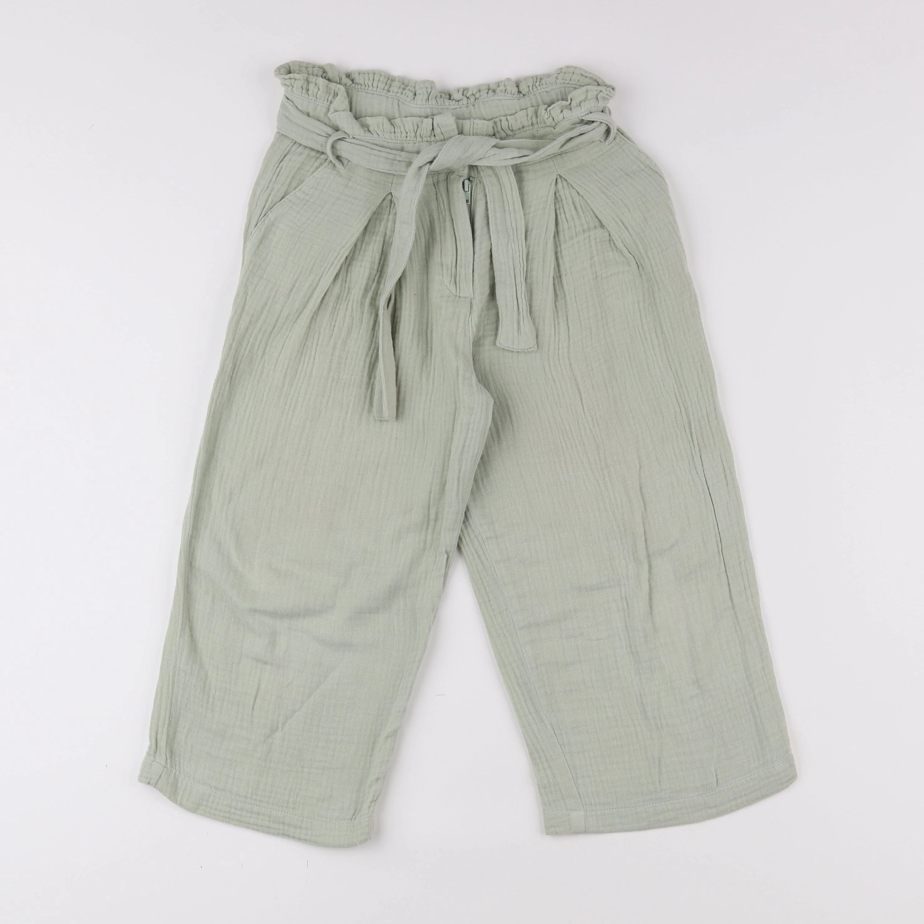 Vertbaudet - pantalon vert - 6 ans