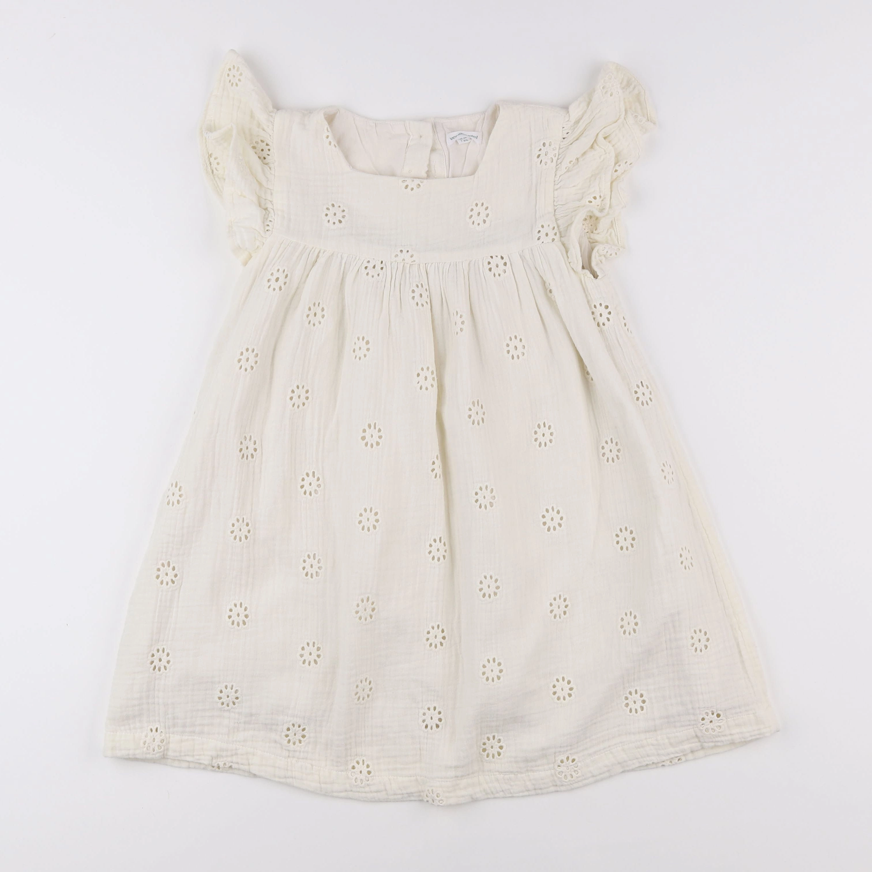 Vertbaudet - robe blanc - 7 ans