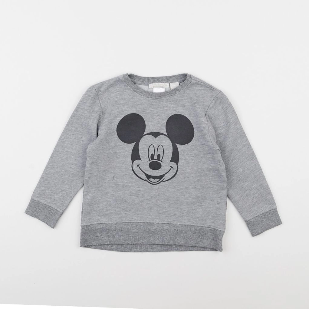 Zara - sweat gris - 3/4 ans