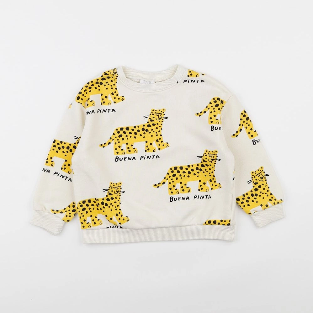 Zara - sweat jaune - 4 ans