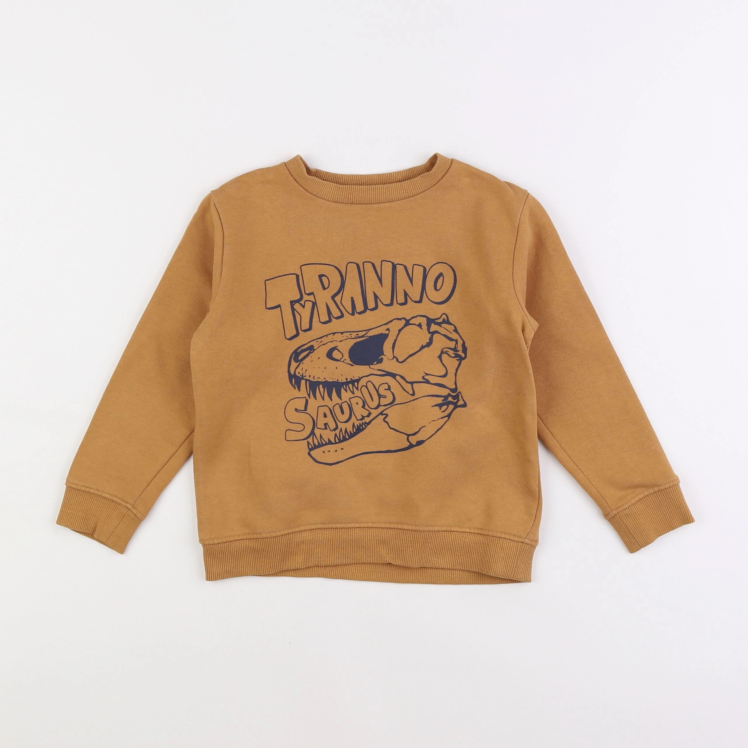 Vertbaudet - sweat marron - 5 ans