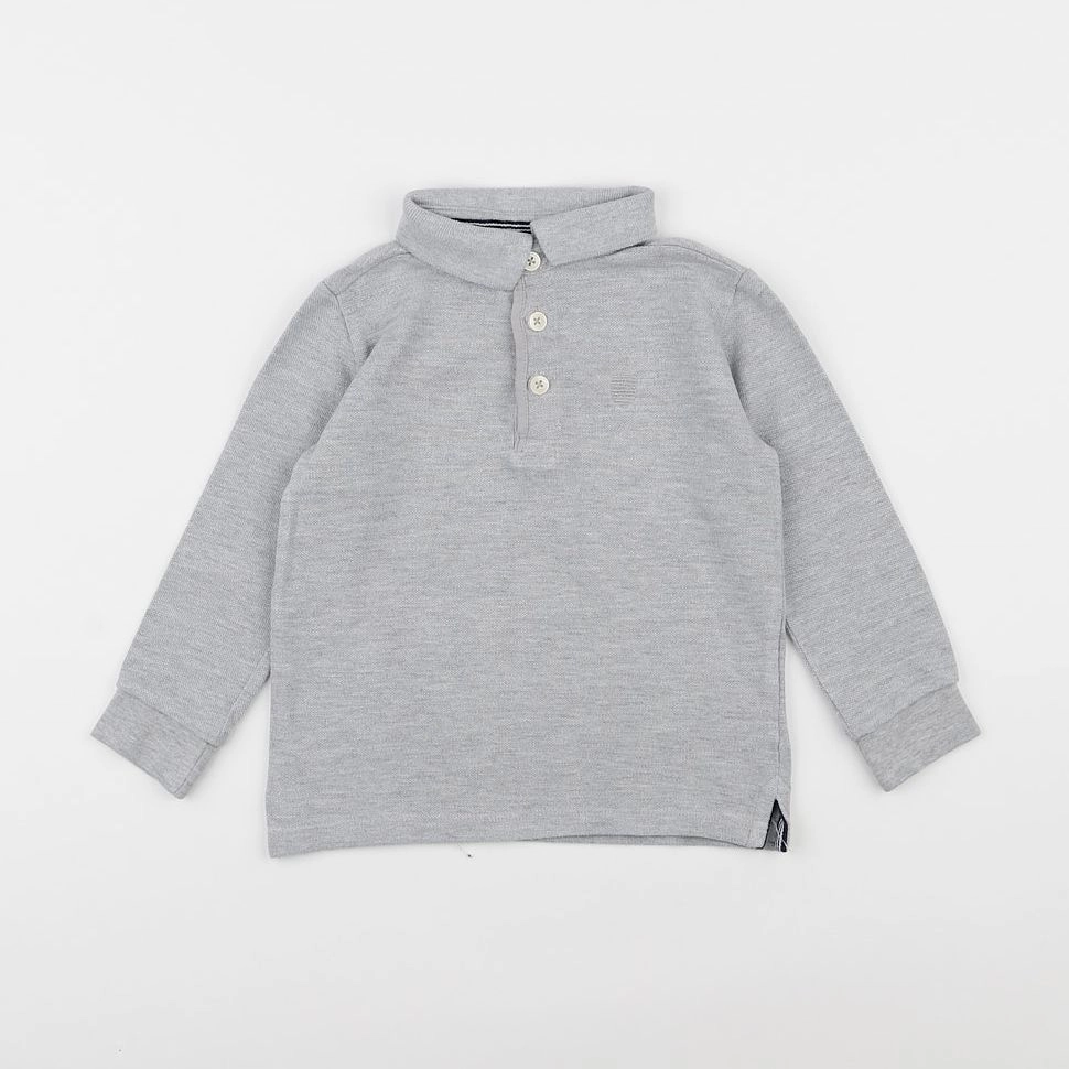 Zara - polo gris - 5 ans