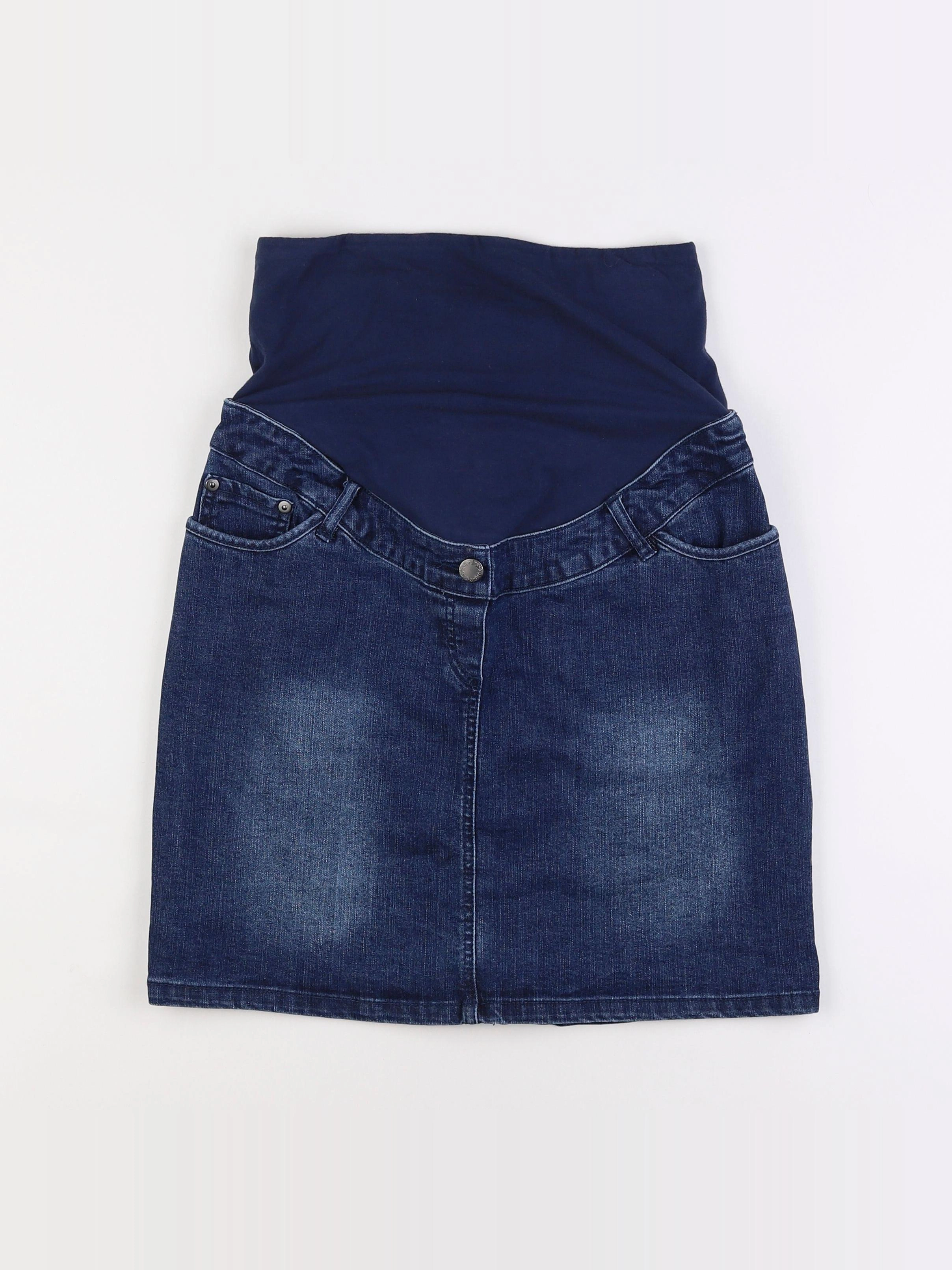 Vertbaudet - jupe grossesse bleu - 36