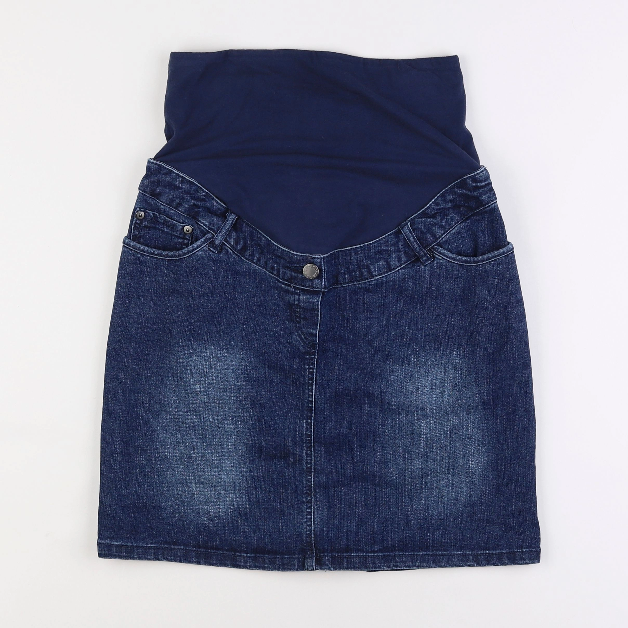 Vertbaudet - jupe grossesse bleu - 36