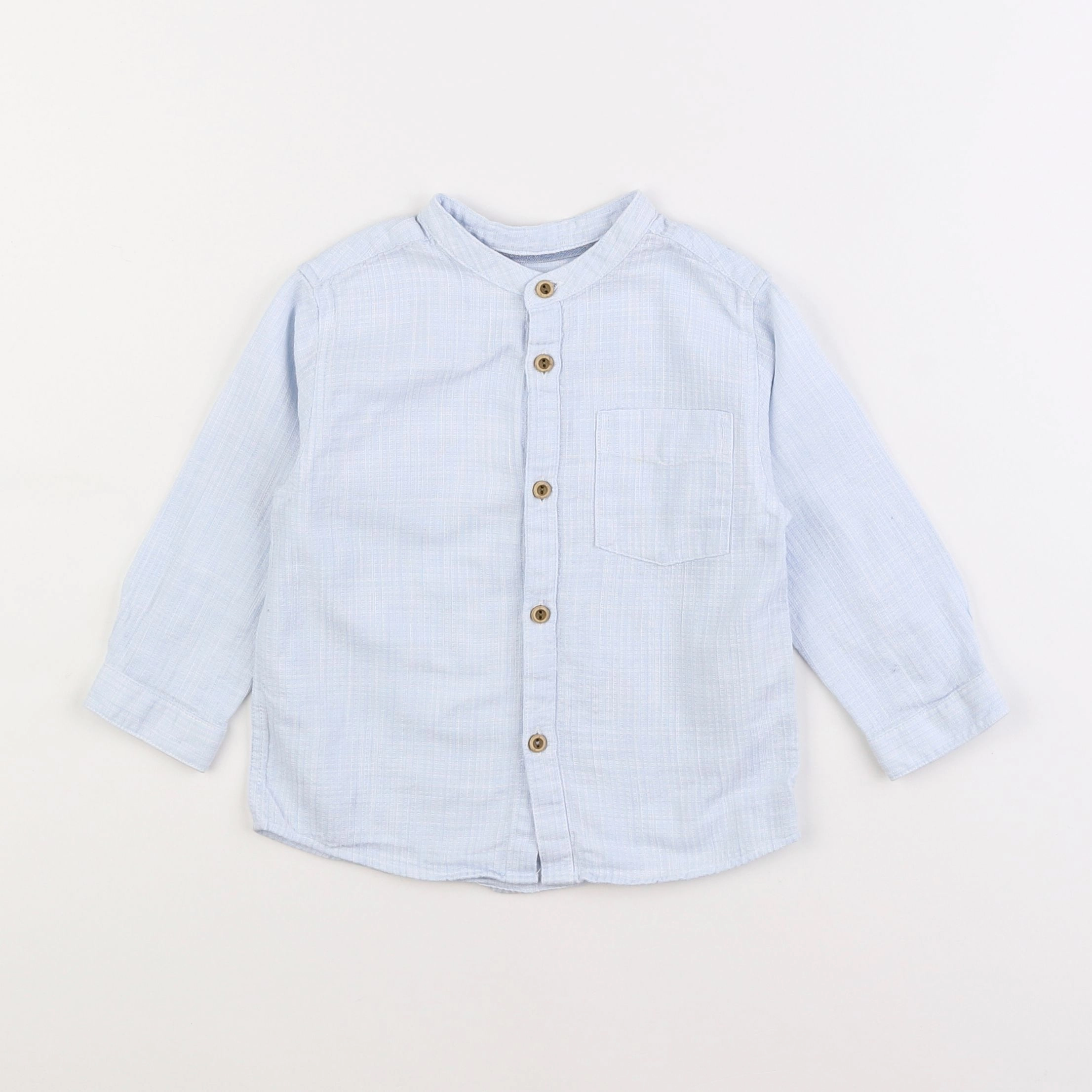 Zara - chemise bleu - 12/18 mois