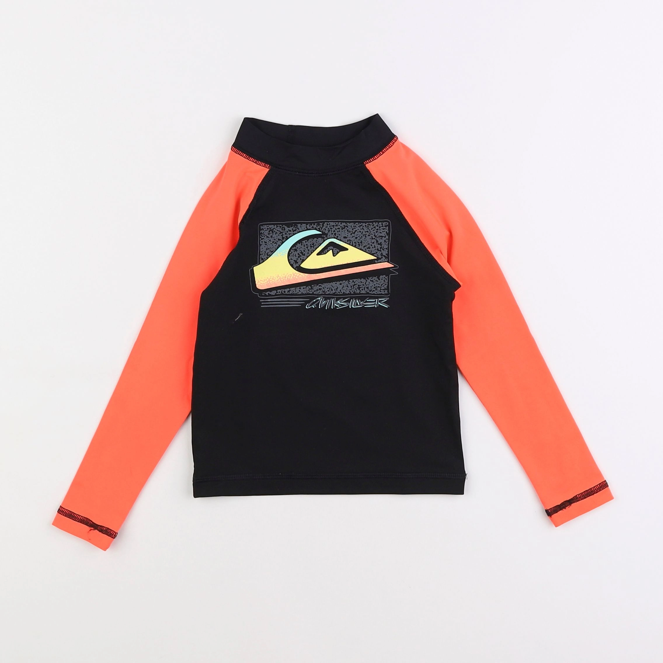 Quiksilver - tee-shirt de bain orange, noir - 2 ans