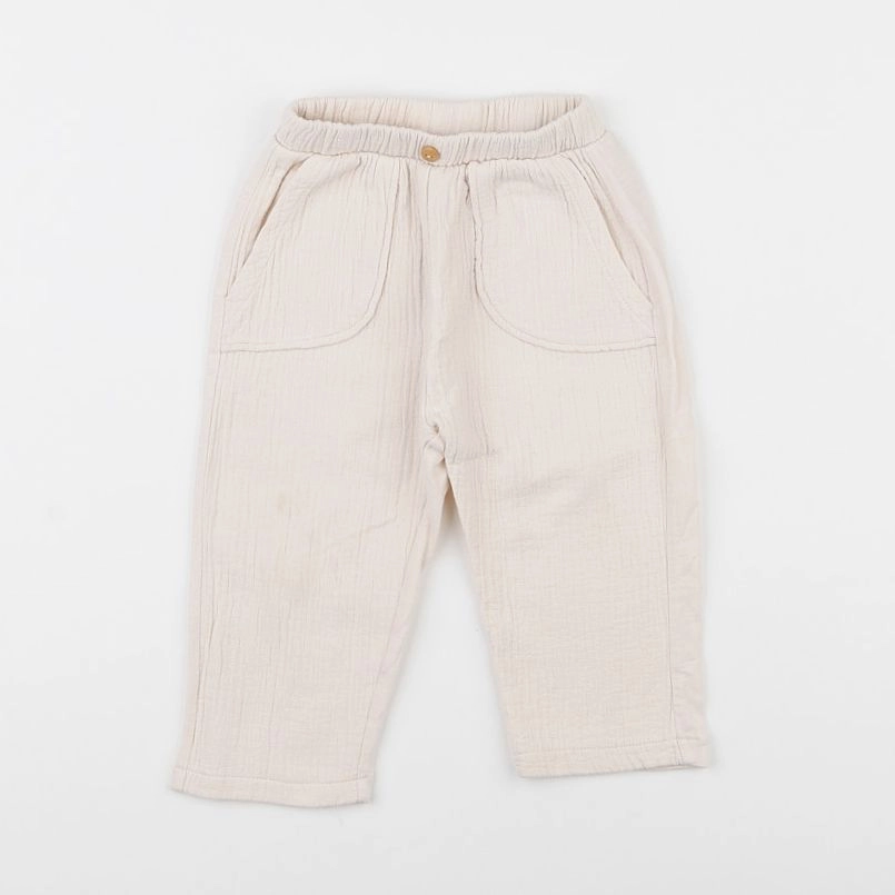 Zara - pantalon beige - 9/12 mois