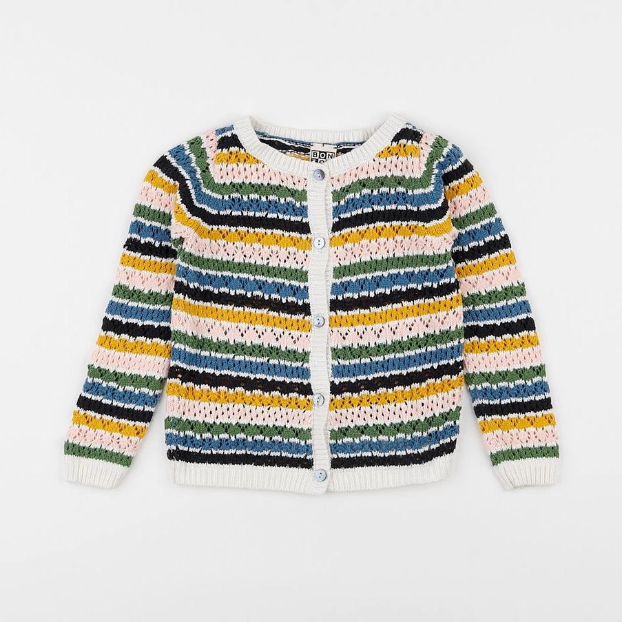 Bonton - gilet multicolore - 6 mois