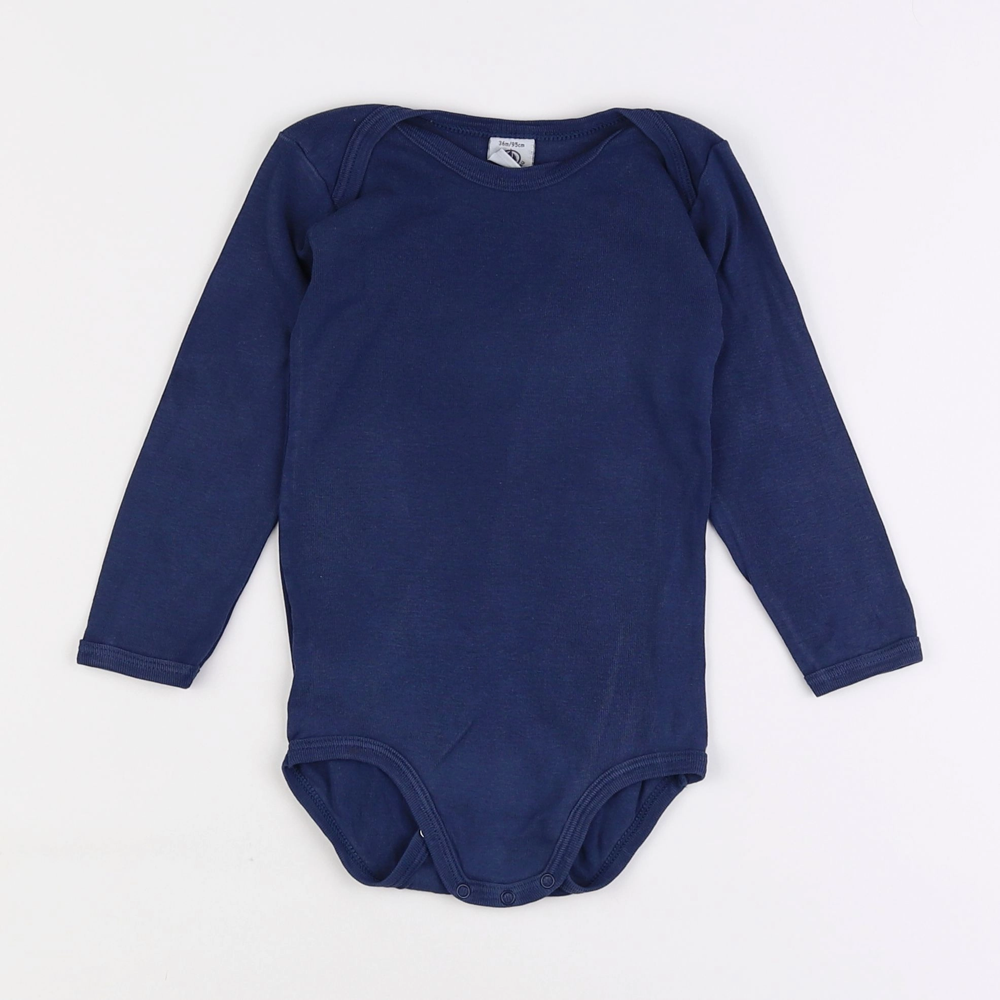 Petit Bateau - body bleu - 3 ans