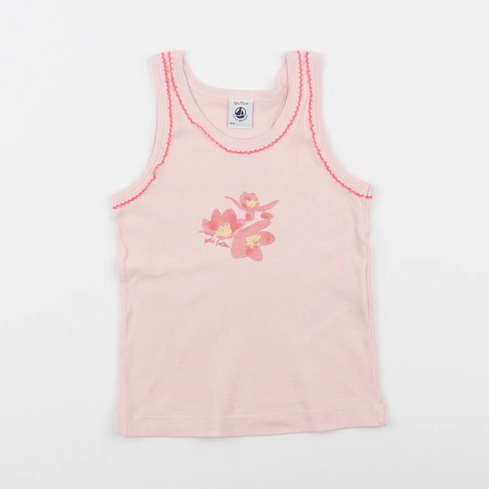 Petit Bateau - maillot de corps rose - 3 ans